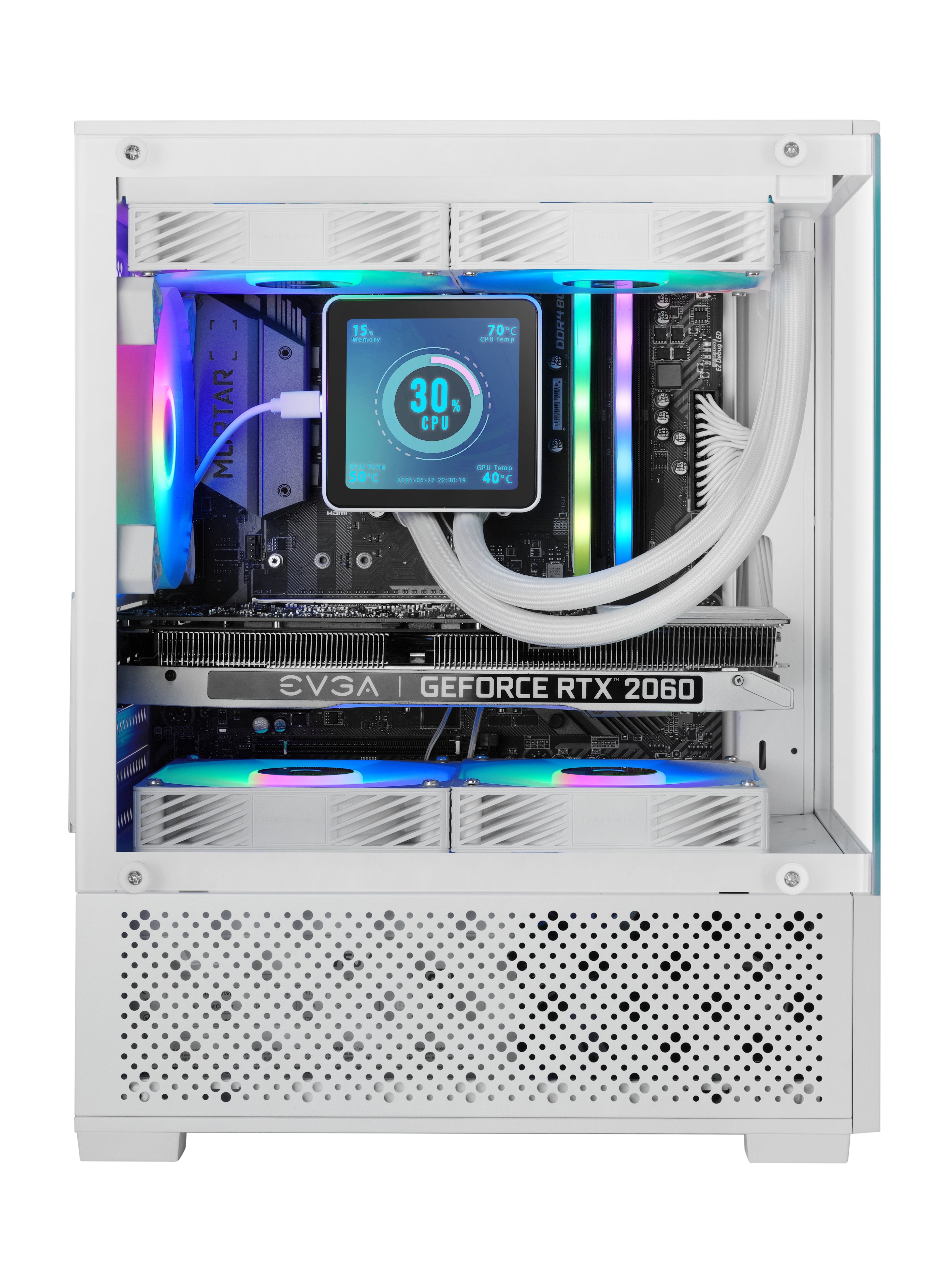 Caja Gaming Minitorre Mars Gaming Mc-Se2 Blanca