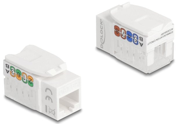 Keystone Modul Rj45 Buchse Zu Lsa Cat.6a Utp 90° Werkzeugfrei