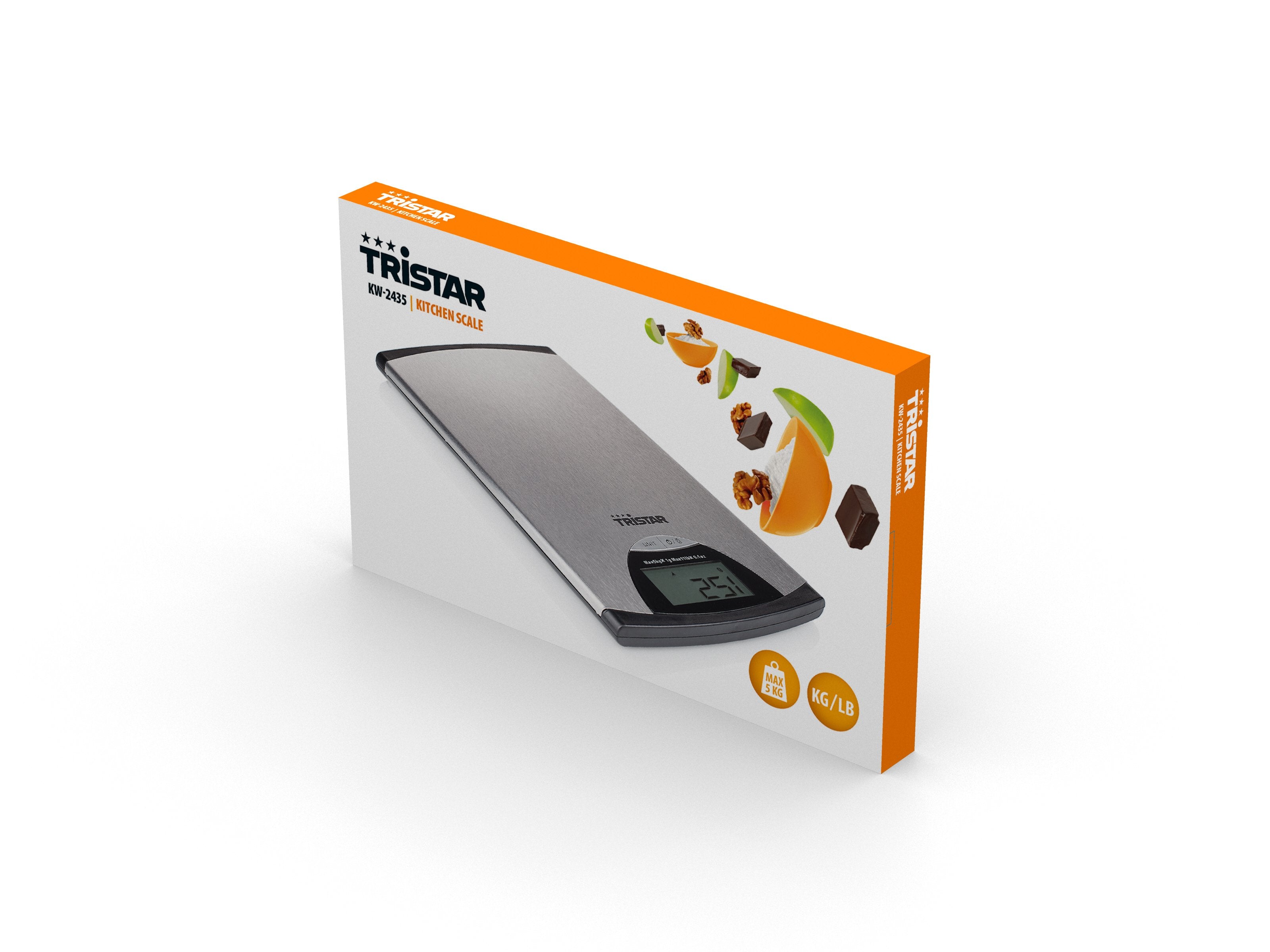 EAN 8713016024350 - Tristar KW-2435 báscula de cocina Metálico Rectángulo Báscula electrónica de cocina imagen 8