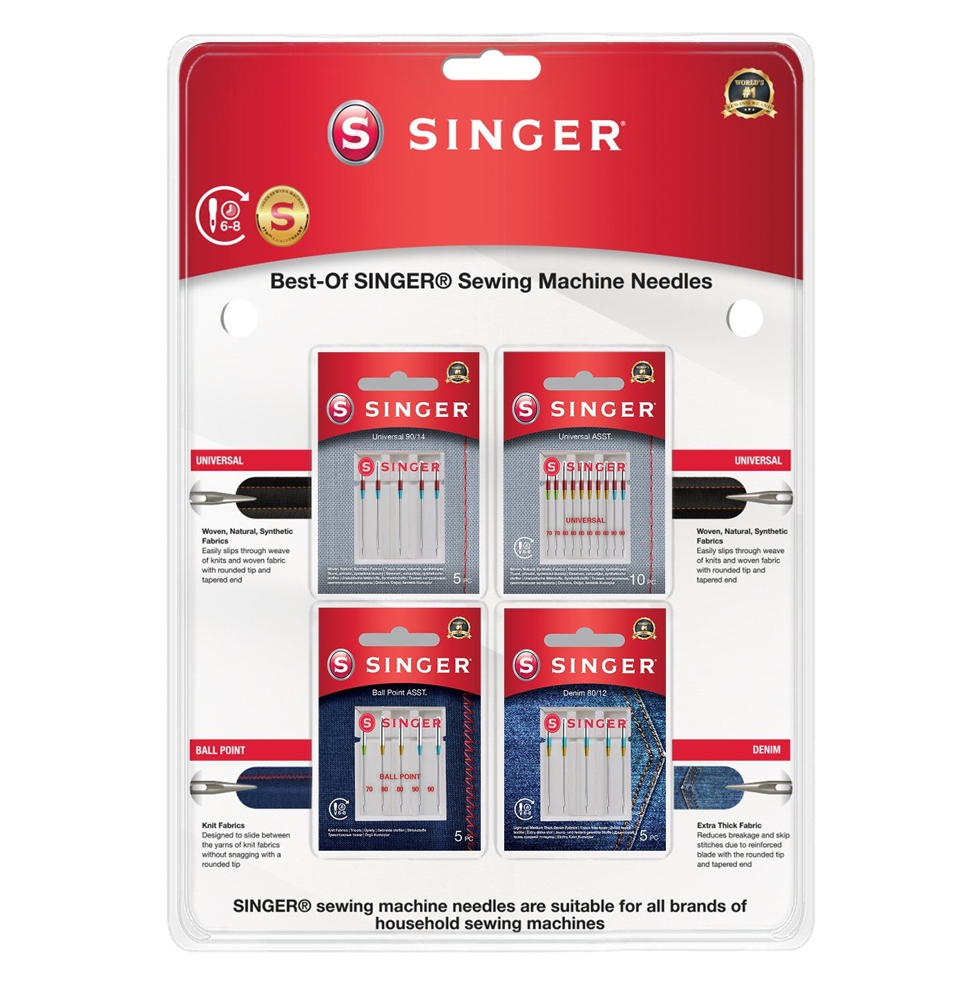 Singer Singer Best-Of Needles A4-Pack 250088002