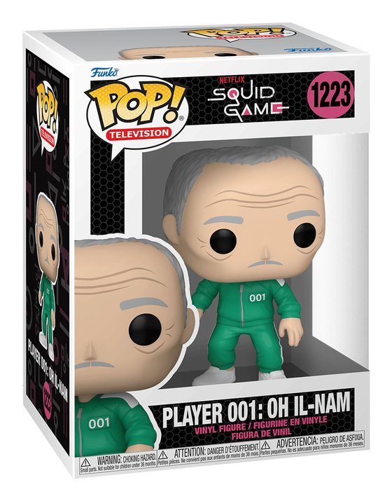 Funko Pop Squid Game Oh Ii-Nam Player 001