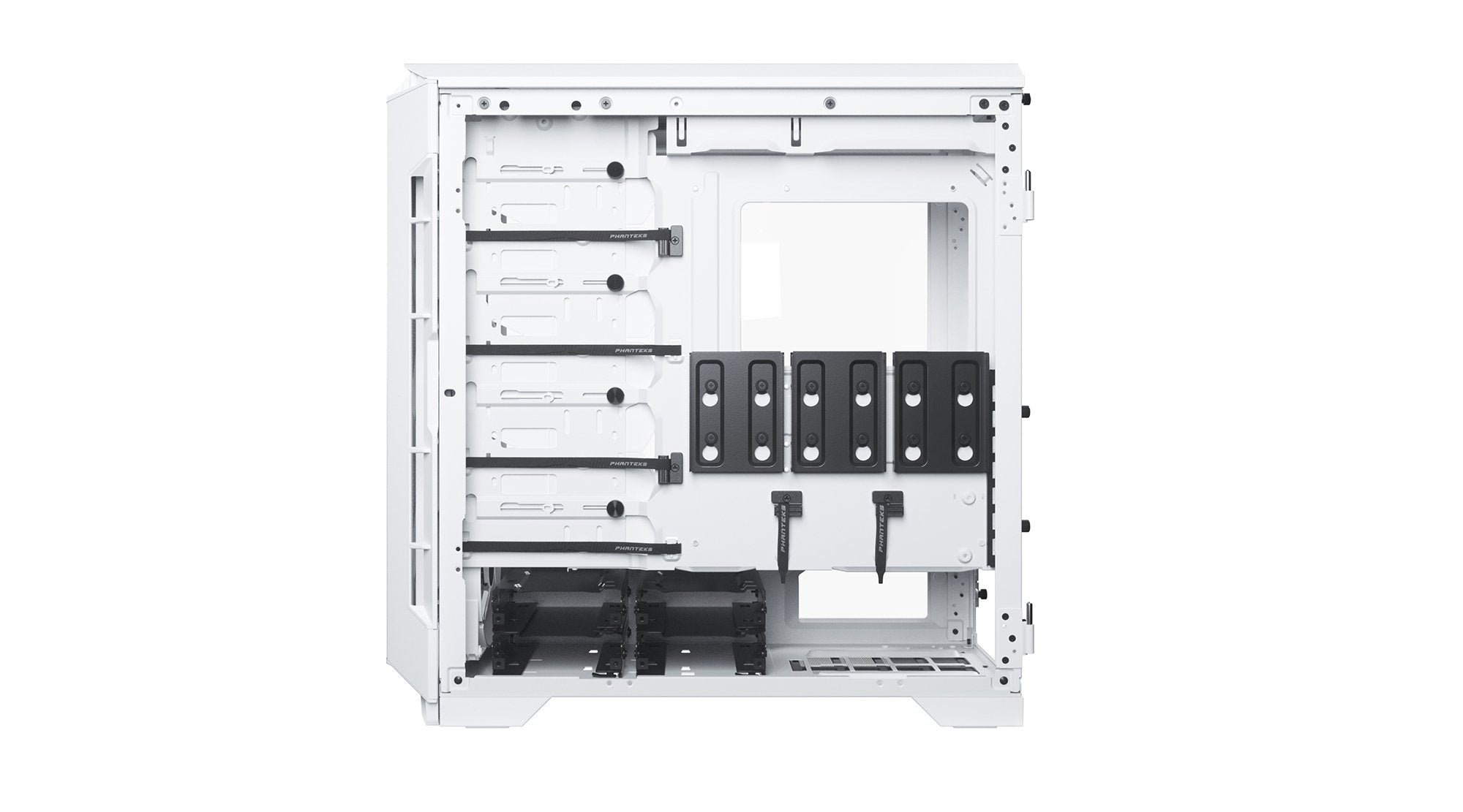Phanteks Eclipse P600s Silent Midi-Tower, Temperojo Glass - Matt Blanco
