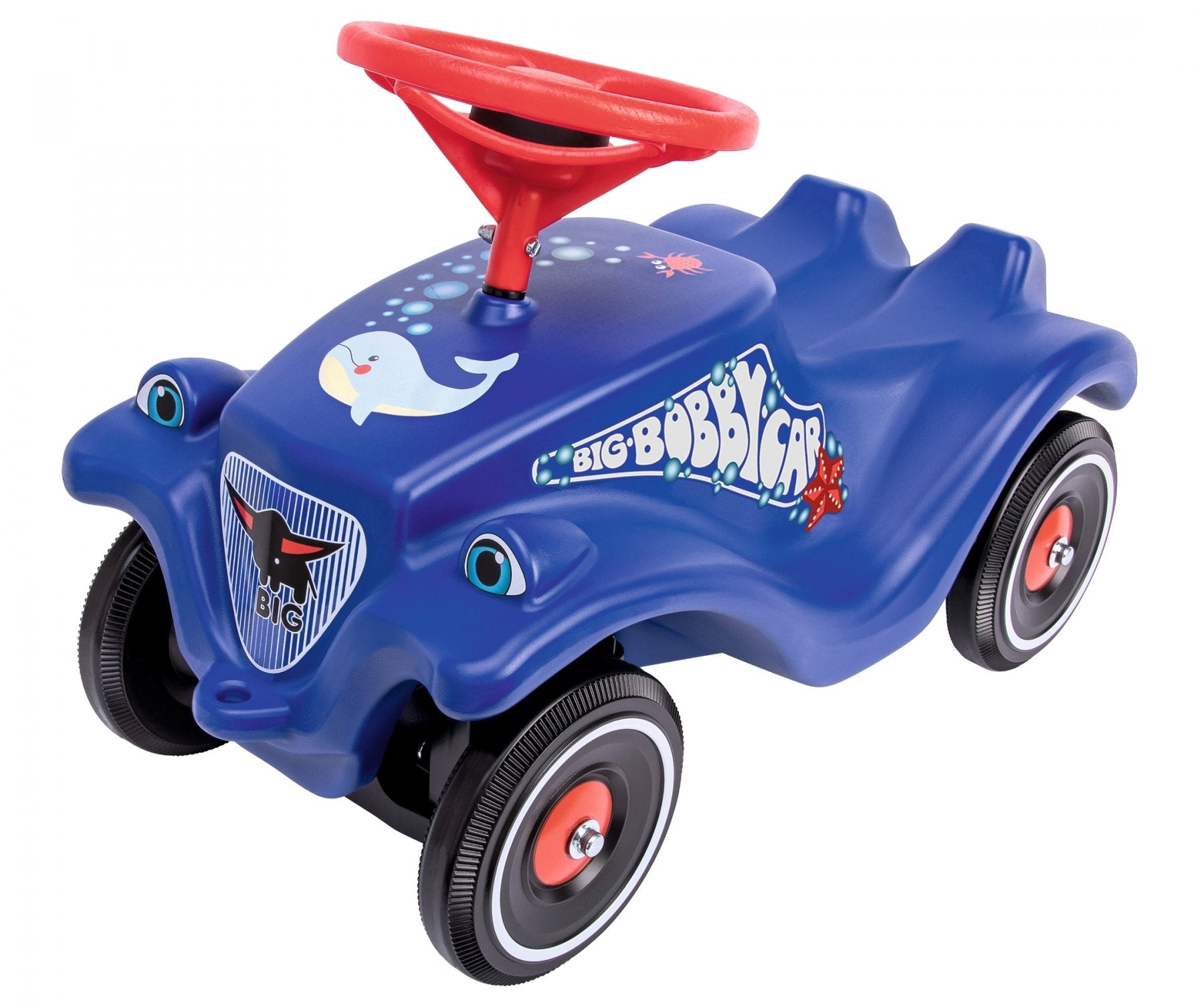 Big Bobby-Car Correpasillos Con Forma De Coche, Tobogán Azul/Rojo, 1 Año(S), 4 Rueda(S), Azul, Rojo