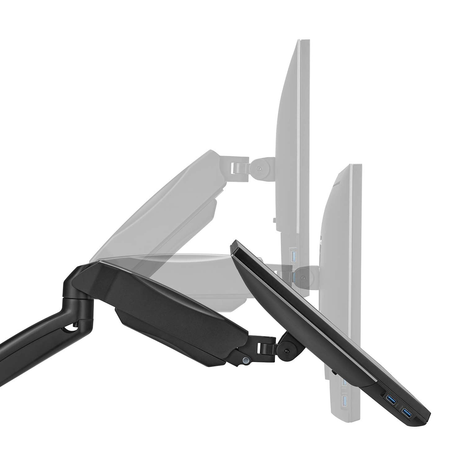 Aisens Soporte De Pared Pro Contrapeso Giratorio E Inclinable Para Monitor/Tv 9kg (3 Pivotes - 2 Brazos) De 17-32 -