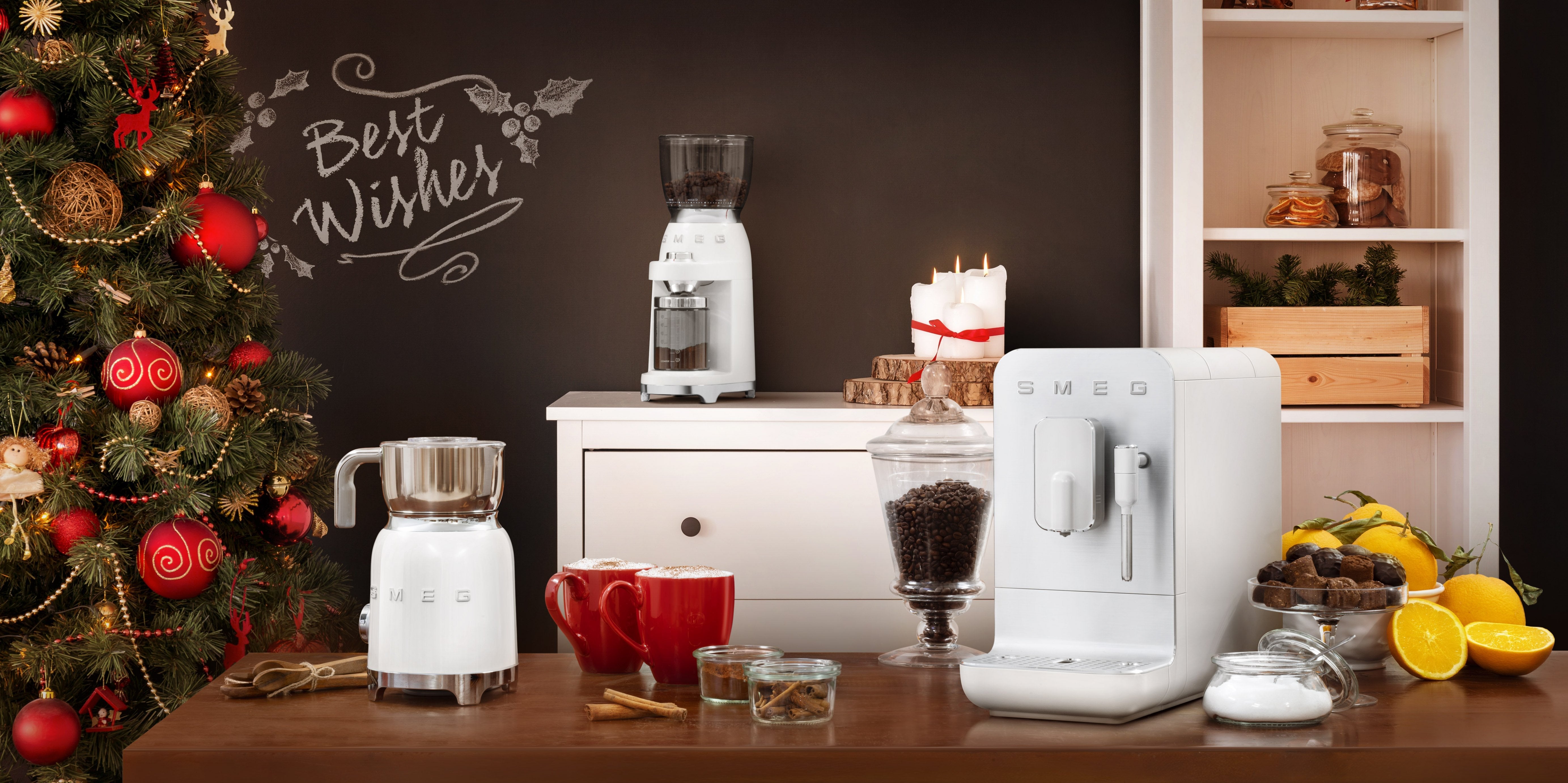 Molinillo De Café Smeg Cgf01wheu Blanco