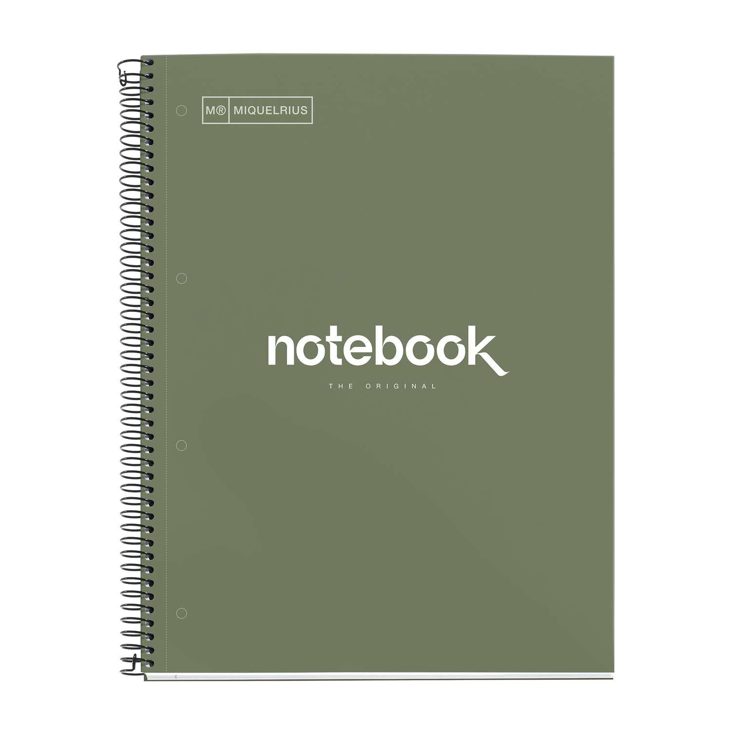 Miquelrius Notizblock Khaki A4 90g Blatt (Speditionsversand)