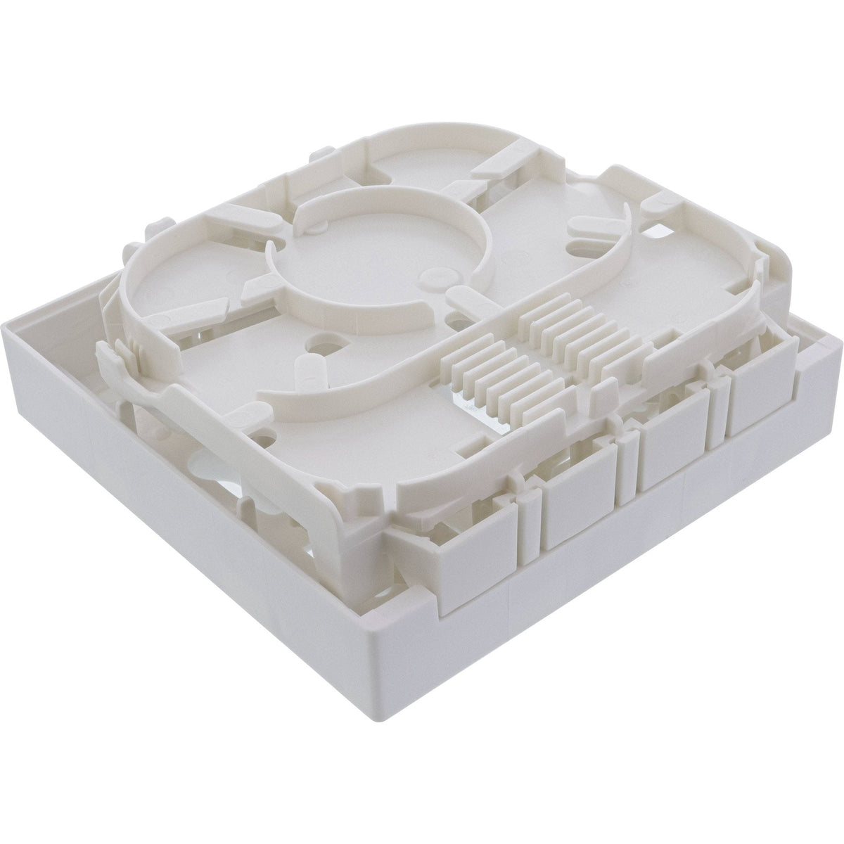 Inline® Ftth Empty Termination Box For Up A 4x Lc Duplex / 4x Sc Simplex, White