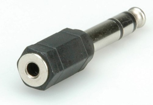 Roline Stereo Adapter 6,35 Mm Stecker - 3,5 Mm Buchse