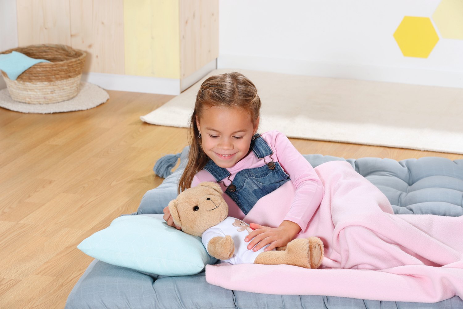 Muñeco Peluche Osito Blanco Baby Born 36cm