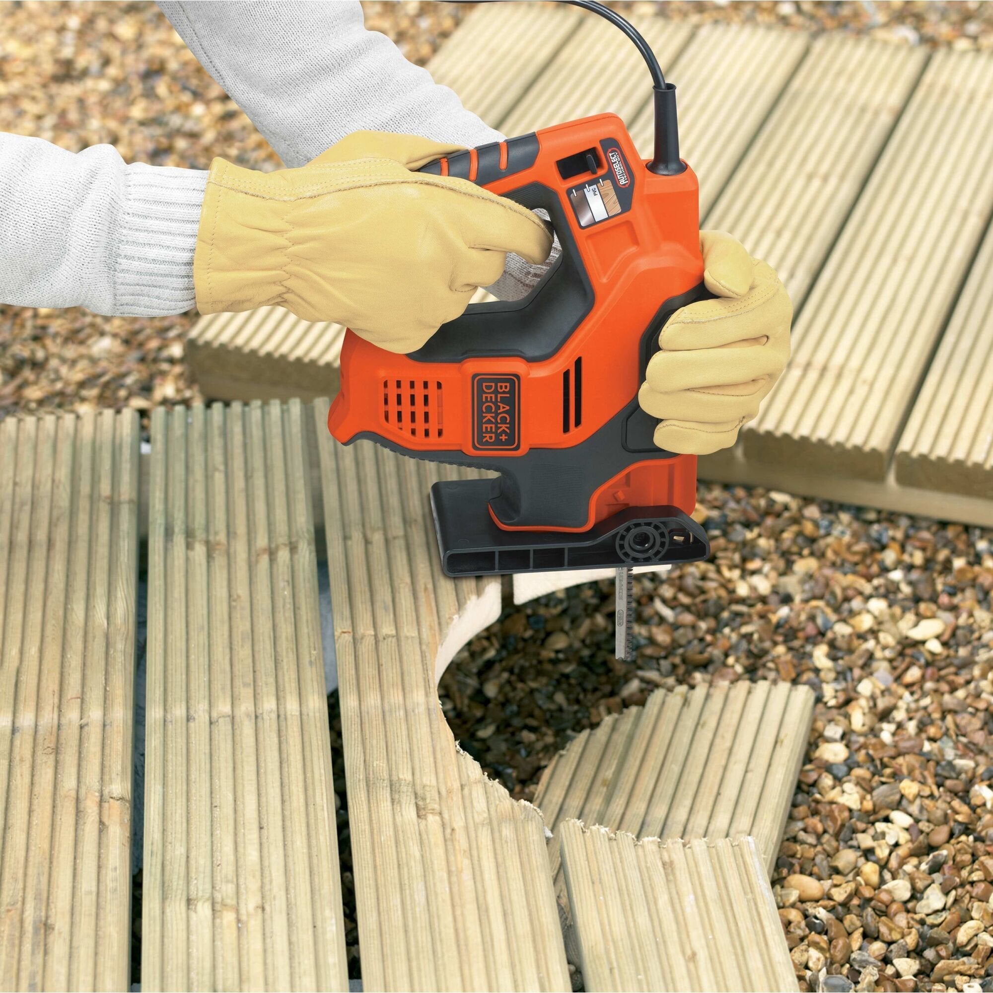 EAN 5035048434666 - Black & Decker RS890K-QS sierra recíproca 2700 spm 500 W Negro, Naranja imagen 3
