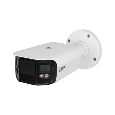 Dahua Ipc-Pfw5849-A180-E2-Aste Tubular Ip H265 2x4m Dual-Lens Splicing Full Color Wdr140db Starlight Ir40m 3.6mm Ip67 Epoe Sd Audio Mic E/S Ai