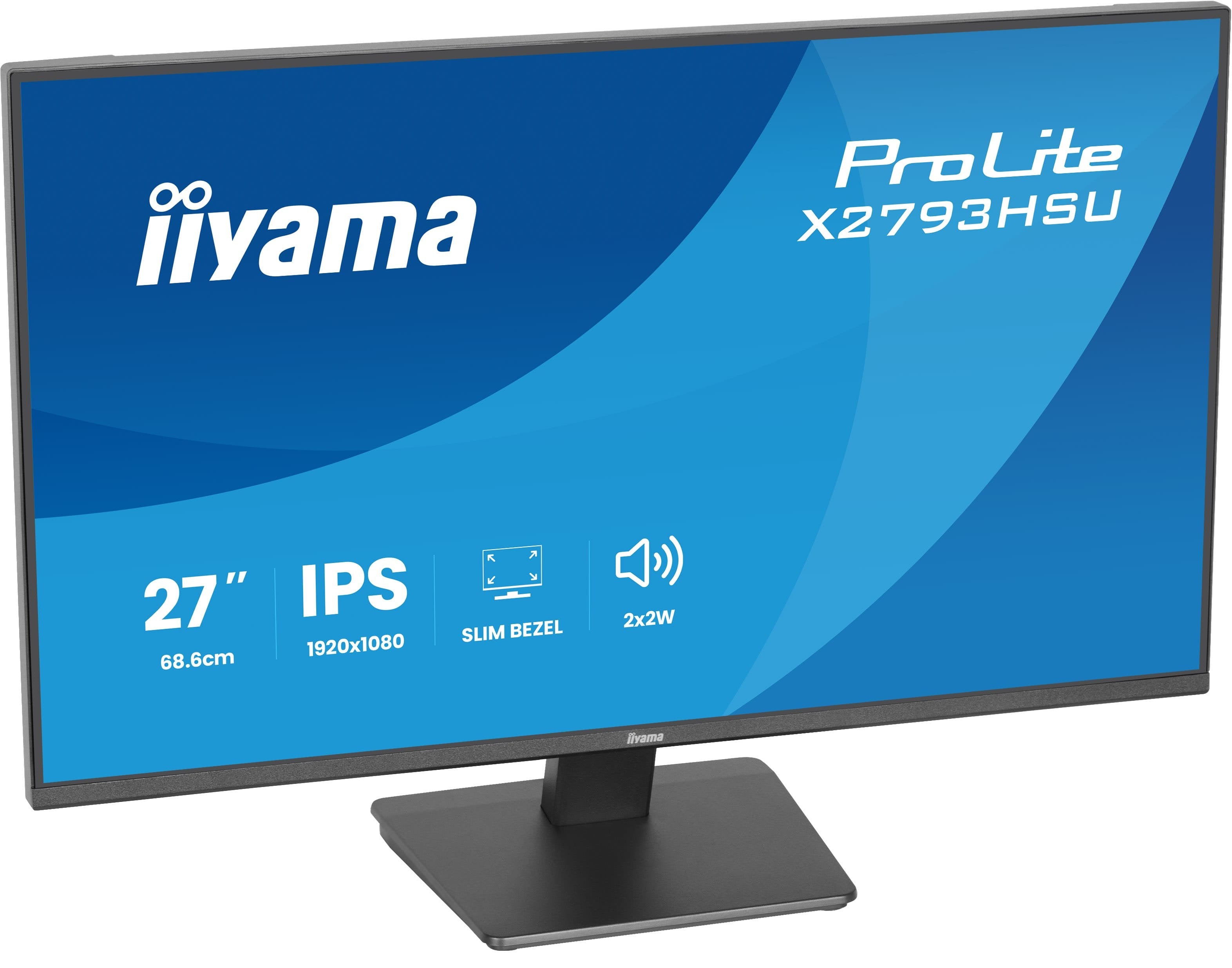 Iiyama 68.6cm 27" X2793hsu-B1 16:9 Hdmi+Dp+2xusb Ips