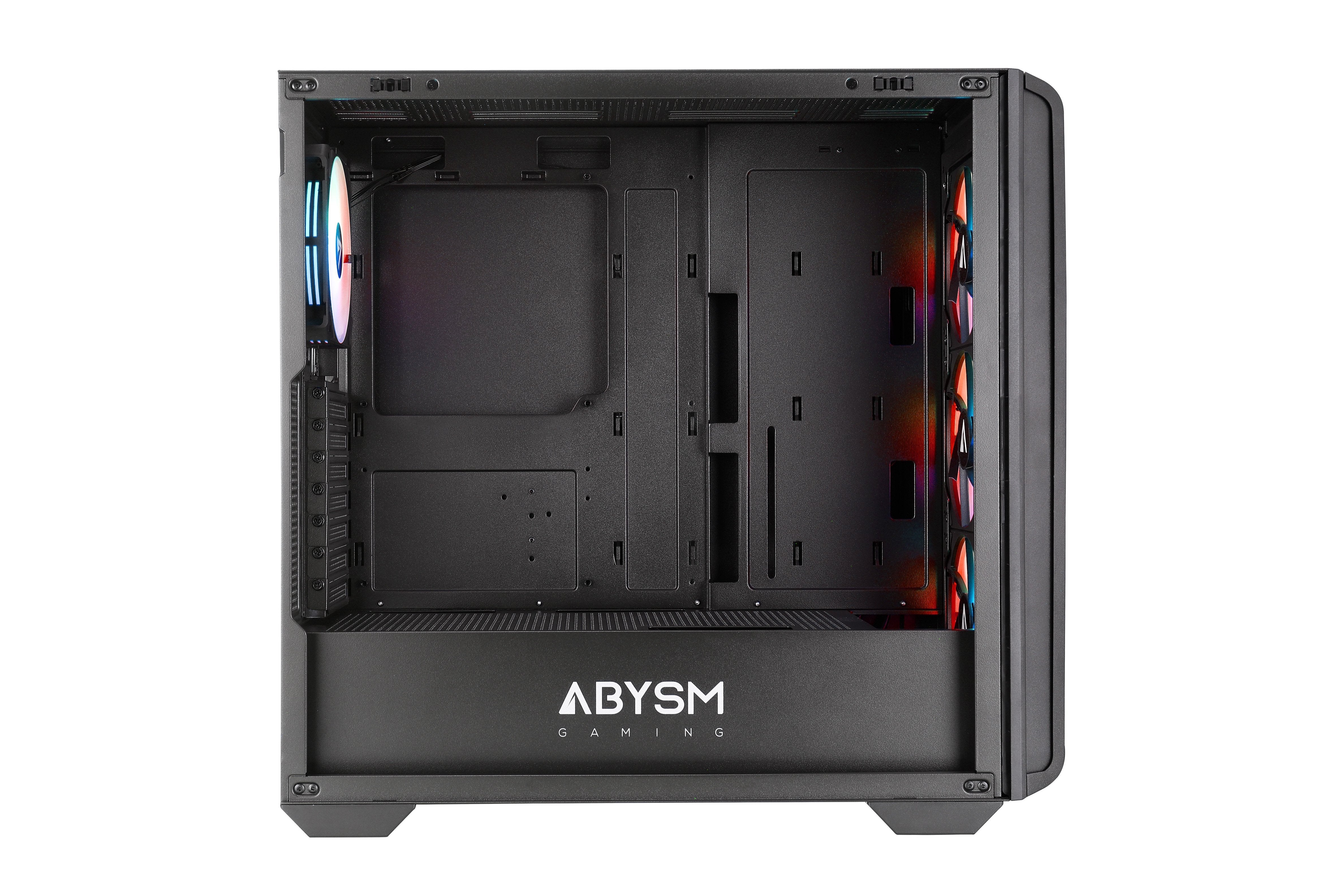 Caja Pc Abysm Danube Kamp Bx300 Black  Atx, Itx, Micro Atx - Lateral Cristal Templado - 3.5" Y 2.5" - Usb-A, Usb-C Y