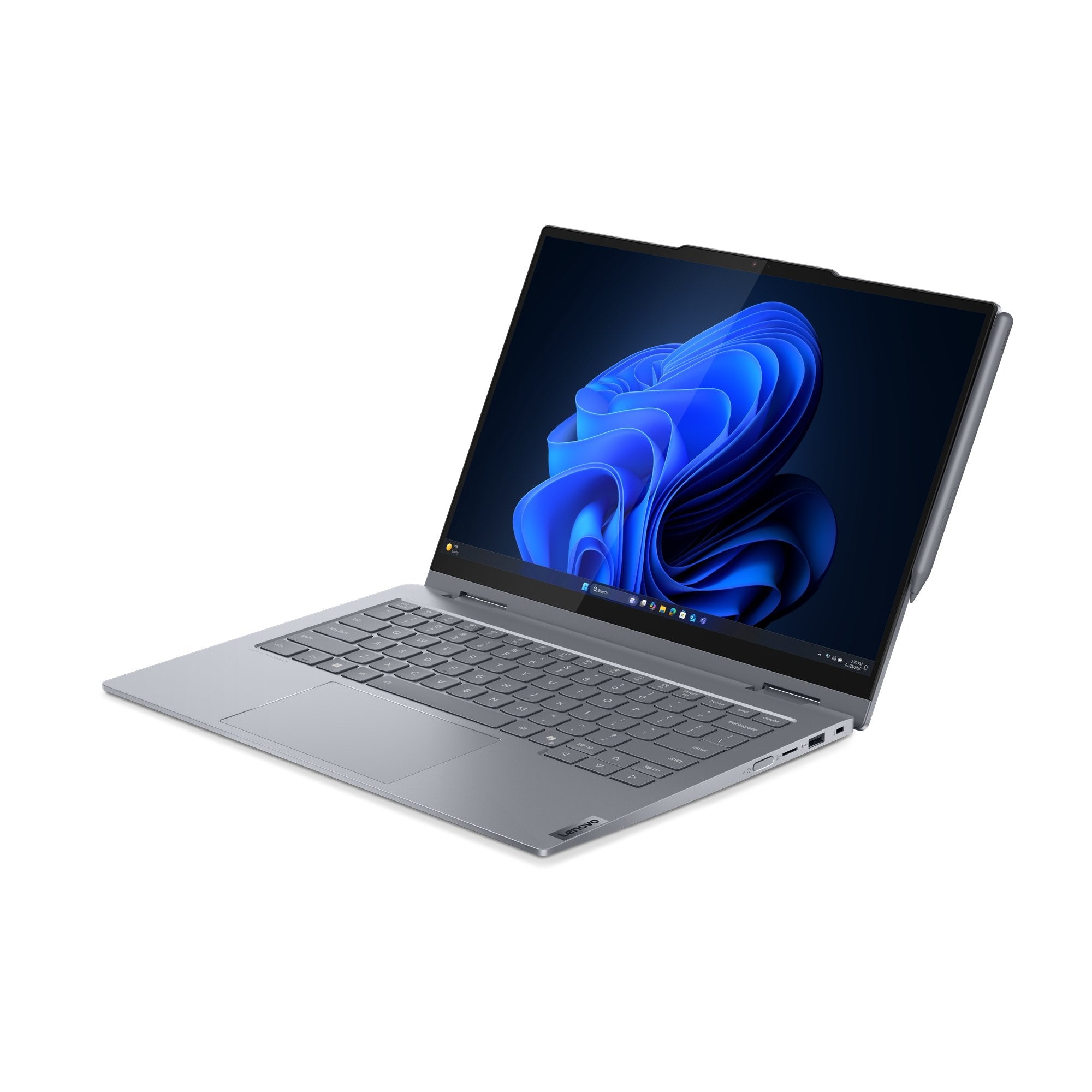 Portatil Lenovo Thinkbook 14 2-In-1 G5 Iau 21sq  5 225u 4.8 Ghz Win 11 Pro  16 Gb Ram 512 Gb Ssd Nvme 14" Ips Pantalla Táctil 1920 X 1200 Wi-Fi 6e Bluetooth Gris Luna Bicolor Kbd: Español