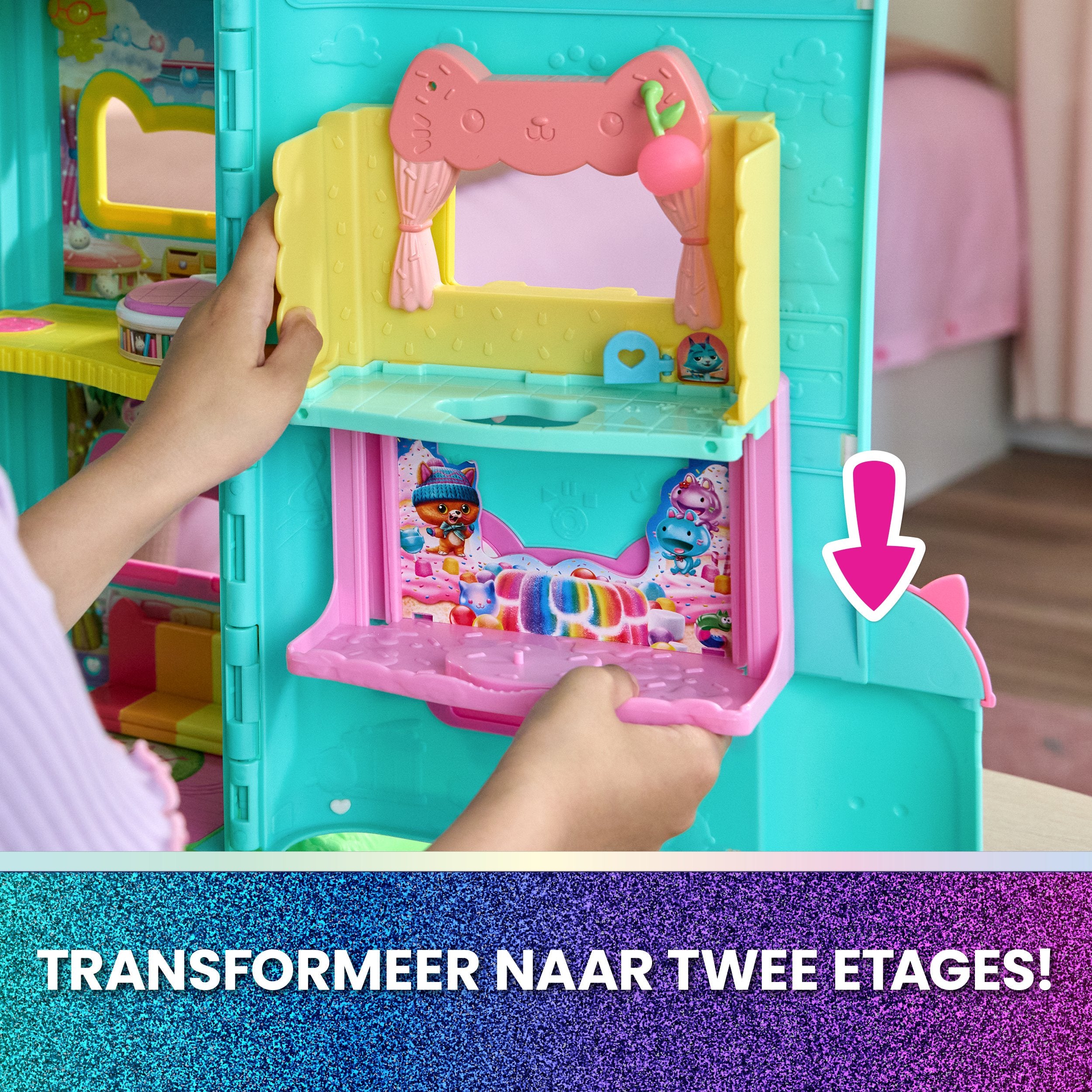 EAN 681147088313 - Gabby's Dollhouse GDH PYS Movie Kitchen Portal Rooms GML imagen 2