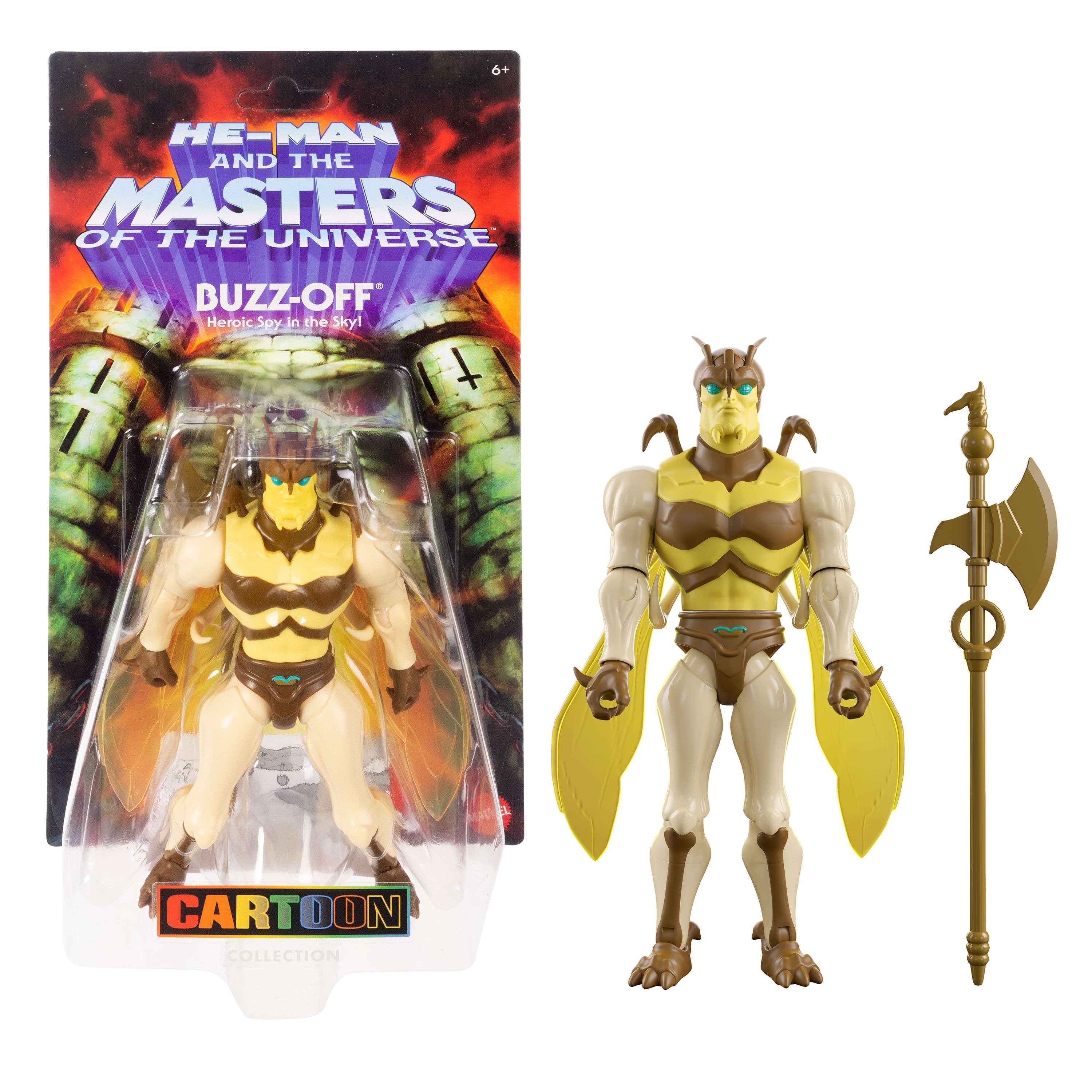 Figura Buzz Off Cartoon Collection Master Of The Universe Origins 14cm