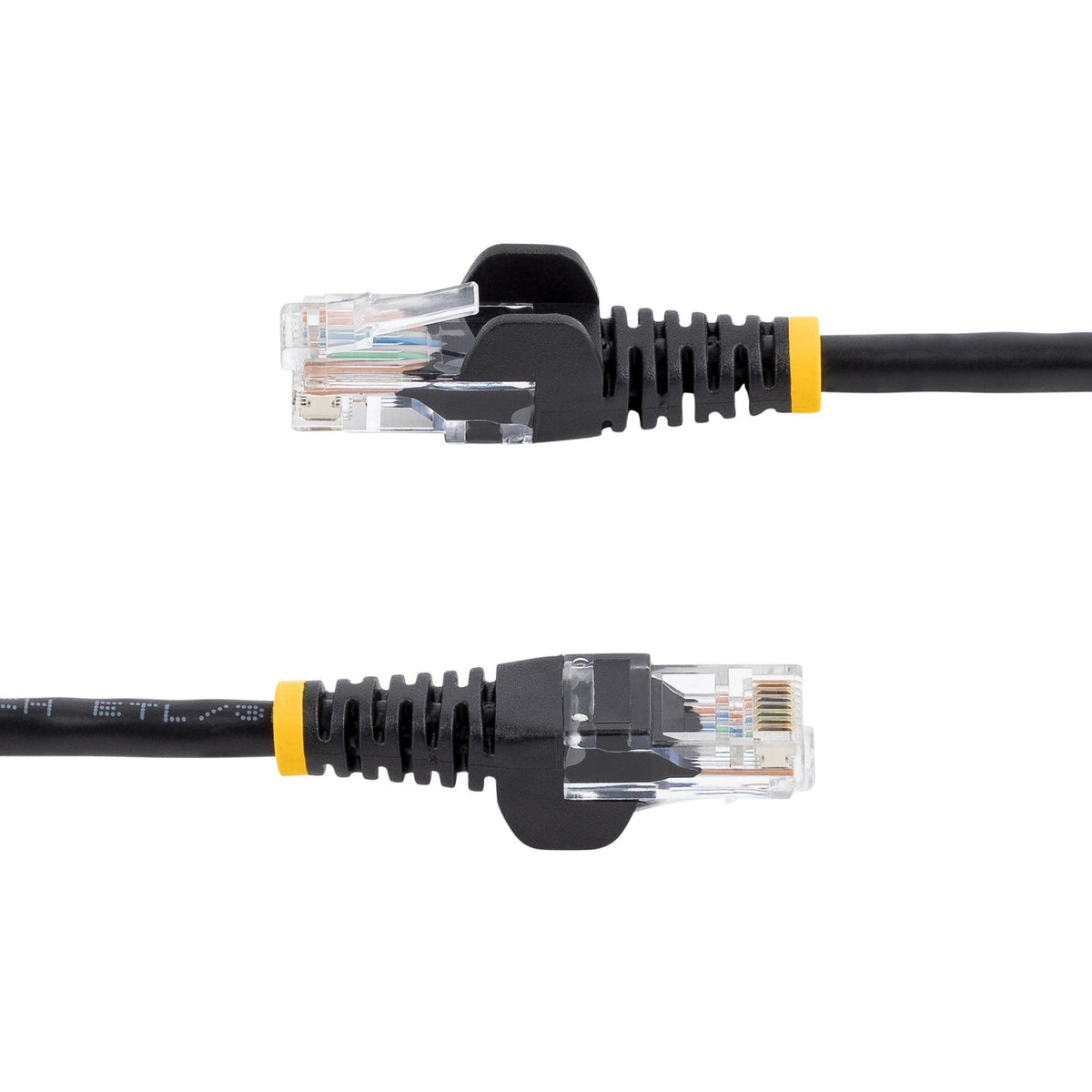 Cable De Red De 7m Negro Cat5e Cabl Ethernet Sin Enganche