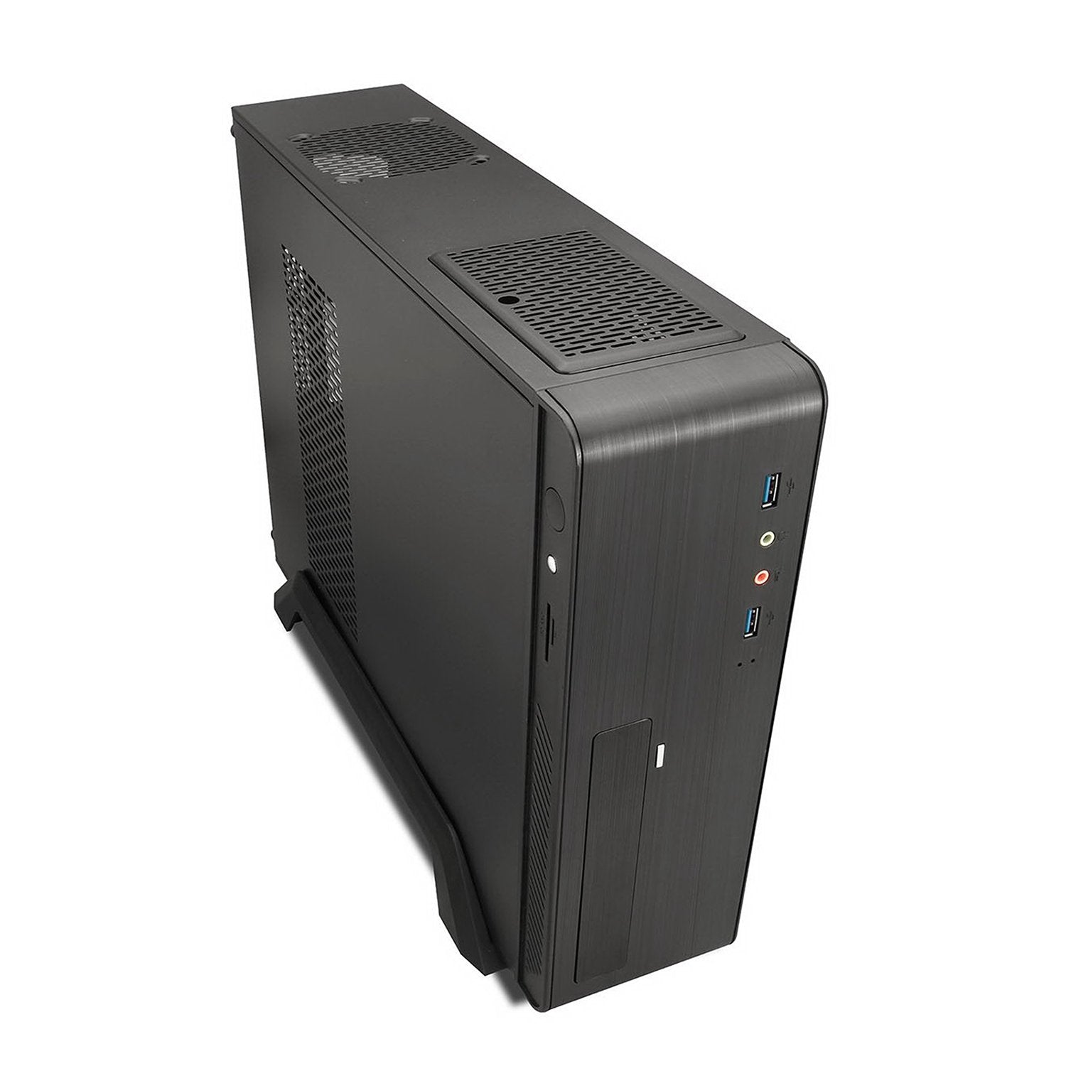 Tooq Caja Micro Atx, Mini Itx Slim - Fuente De Alimentacion 500w - 1x Hdd3,5 + 1x Sdd2,5 + 1x Hdd5.25 - 2x Usb 3.0, Sd