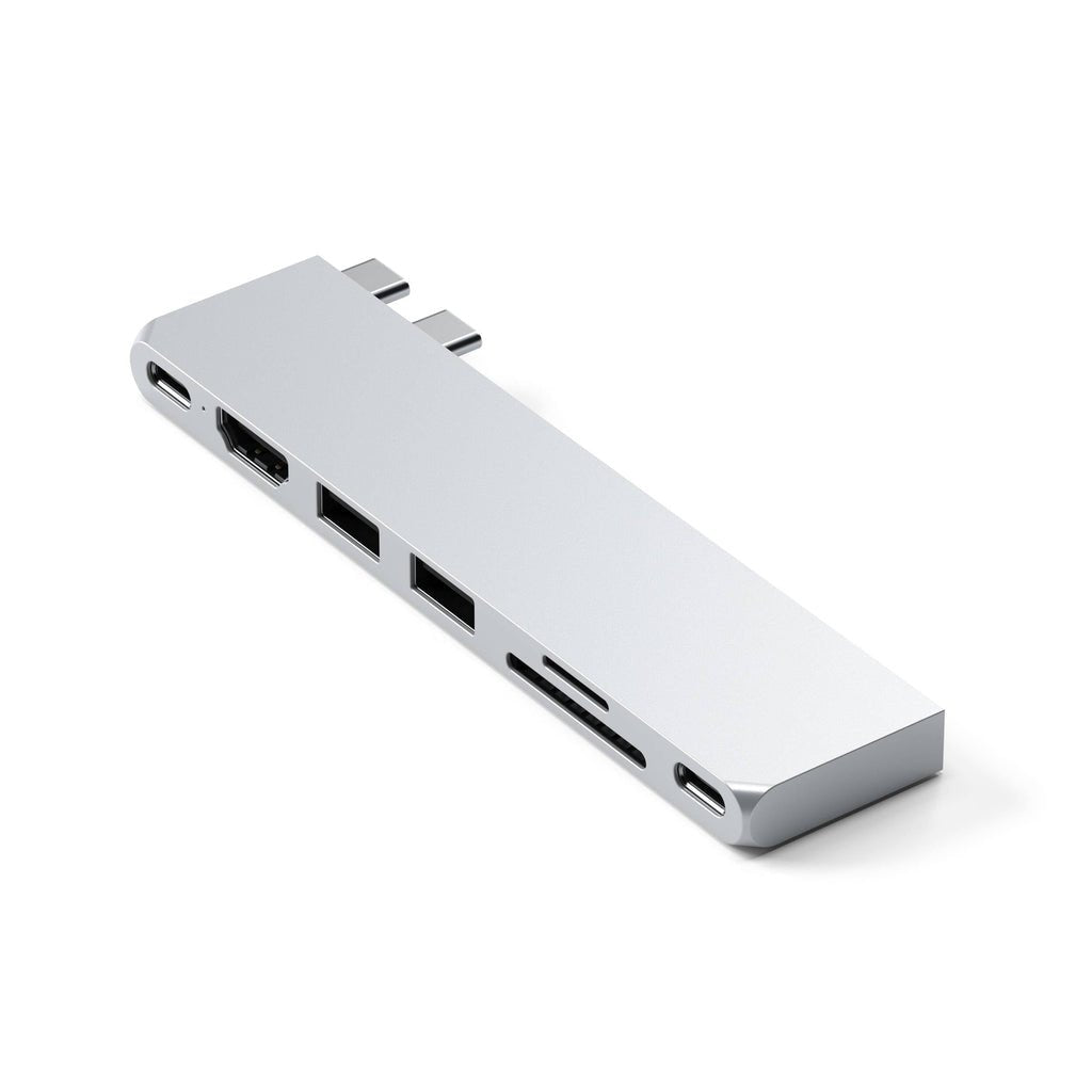 Satechi Usb-C Pro Hub Slim Adapter, Plateado, St-Hucphss
