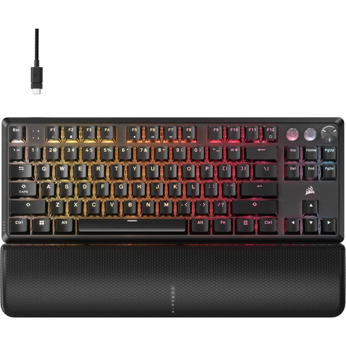 EAN 0840006683650 - Corsair K70 PRO TKL teclado Juego USB QWERTY Inglés de EE. UU. Negro imagen 1