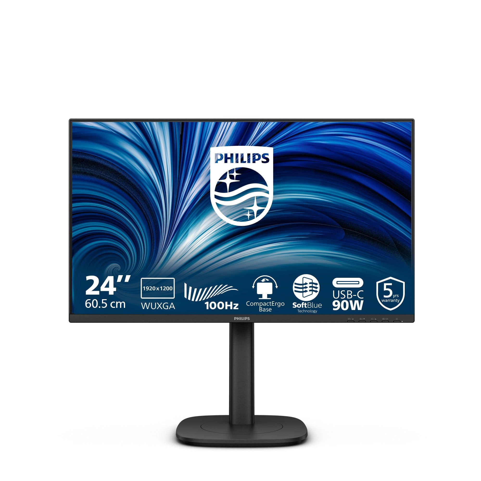 EAN 8721038004434 - Philips 3000 series 24B2U3301D/00 pantalla para PC 61,2 cm (24.1") 1920 x 1200 Pixeles WUXGA LCD Negro imagen 1