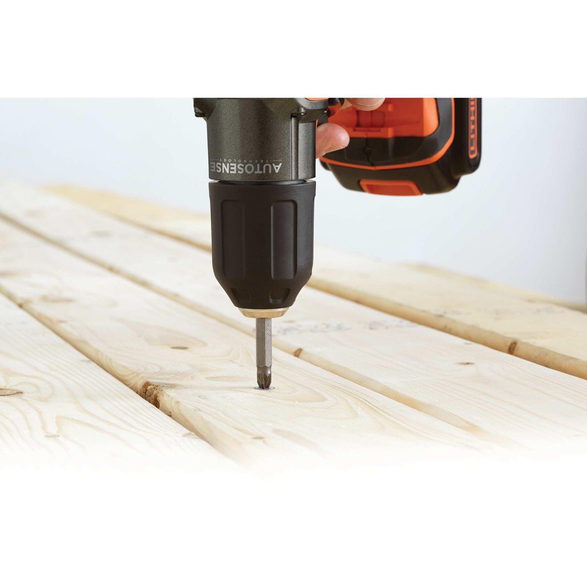 Taladro Black & Decker Asd18k-Qw Sin Llave Negro, Naranja