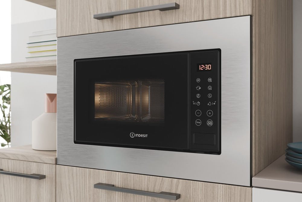 EAN 8050147591437 - Indesit MWI 120 GX Acero inoxidable Microondas con grill Integrado 20 L 800 W imagen 12
