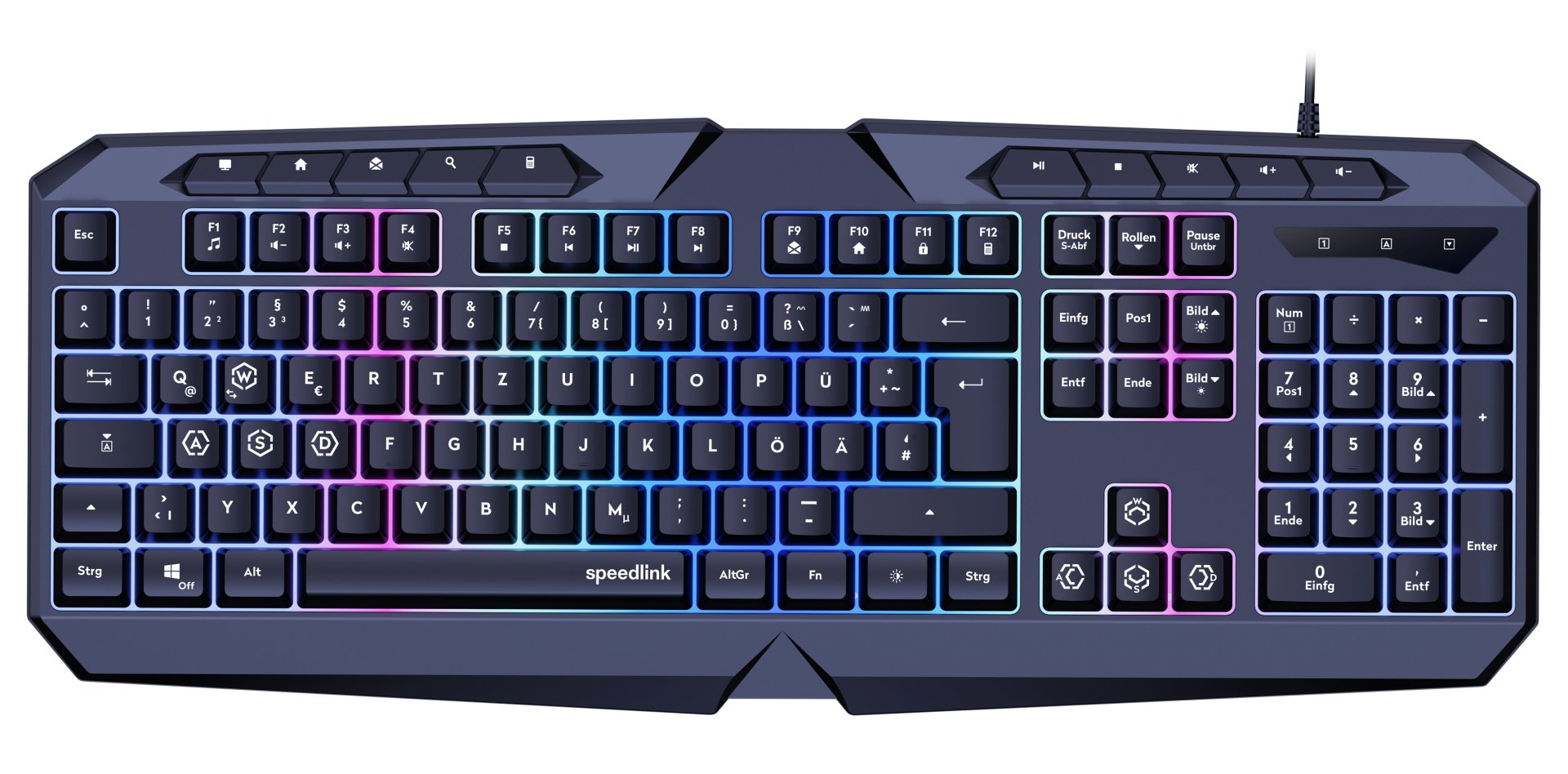EAN 4027301322170 - SPEEDLINK LUDICIUM teclado Juego USB QWERTZ Alemán Negro imagen 1