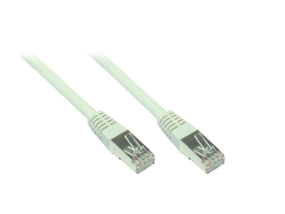 Goodconnections Cable De Red Mit Rastnasenschutz, Cat. 5e, Sf Utp, Pvc, 100mhz, Grau, 0,15m,