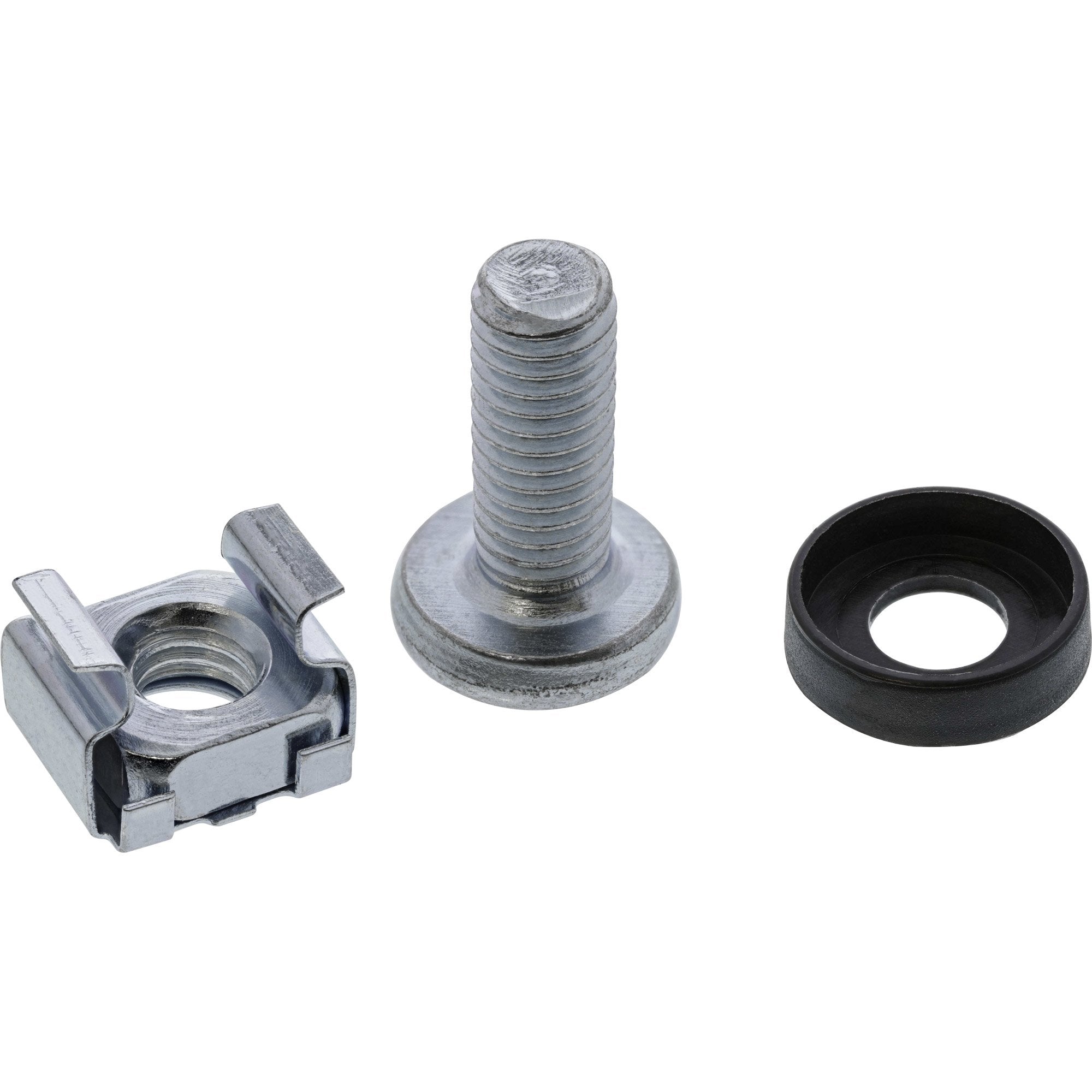 Juego De Tuercas Enjauladas Inline M6 20 Tuercas Enjauladas + 20 Arandelas + 20 Tornillos
