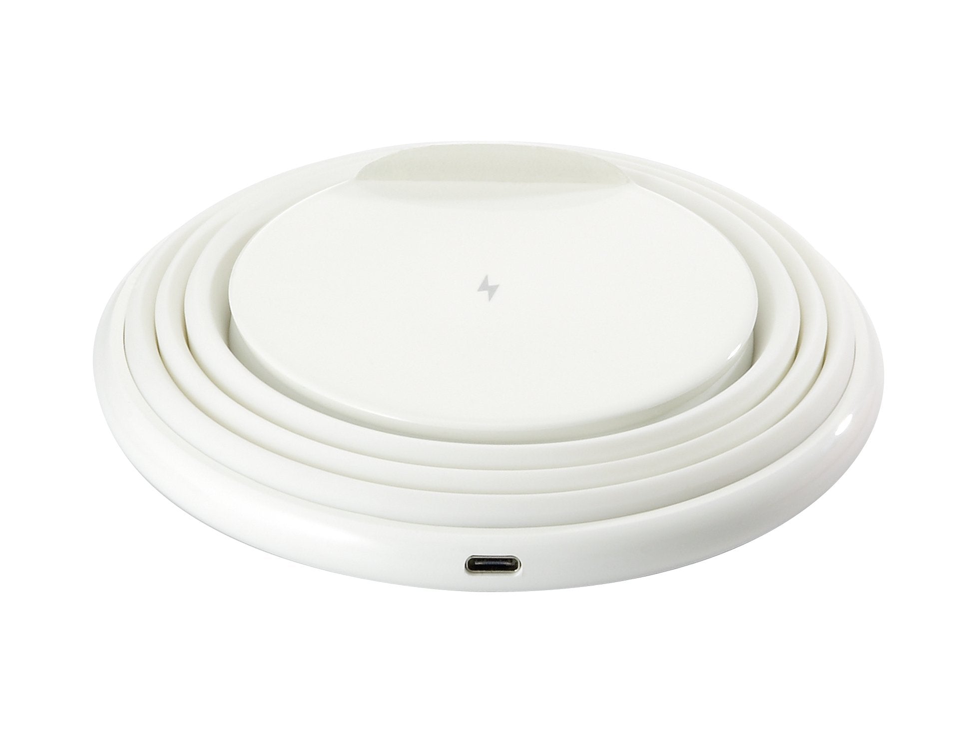 Conceptronicâ Cargador Inalambrico Qi 10w Soporte Plegable Blancoâ Gorgon02wâ 