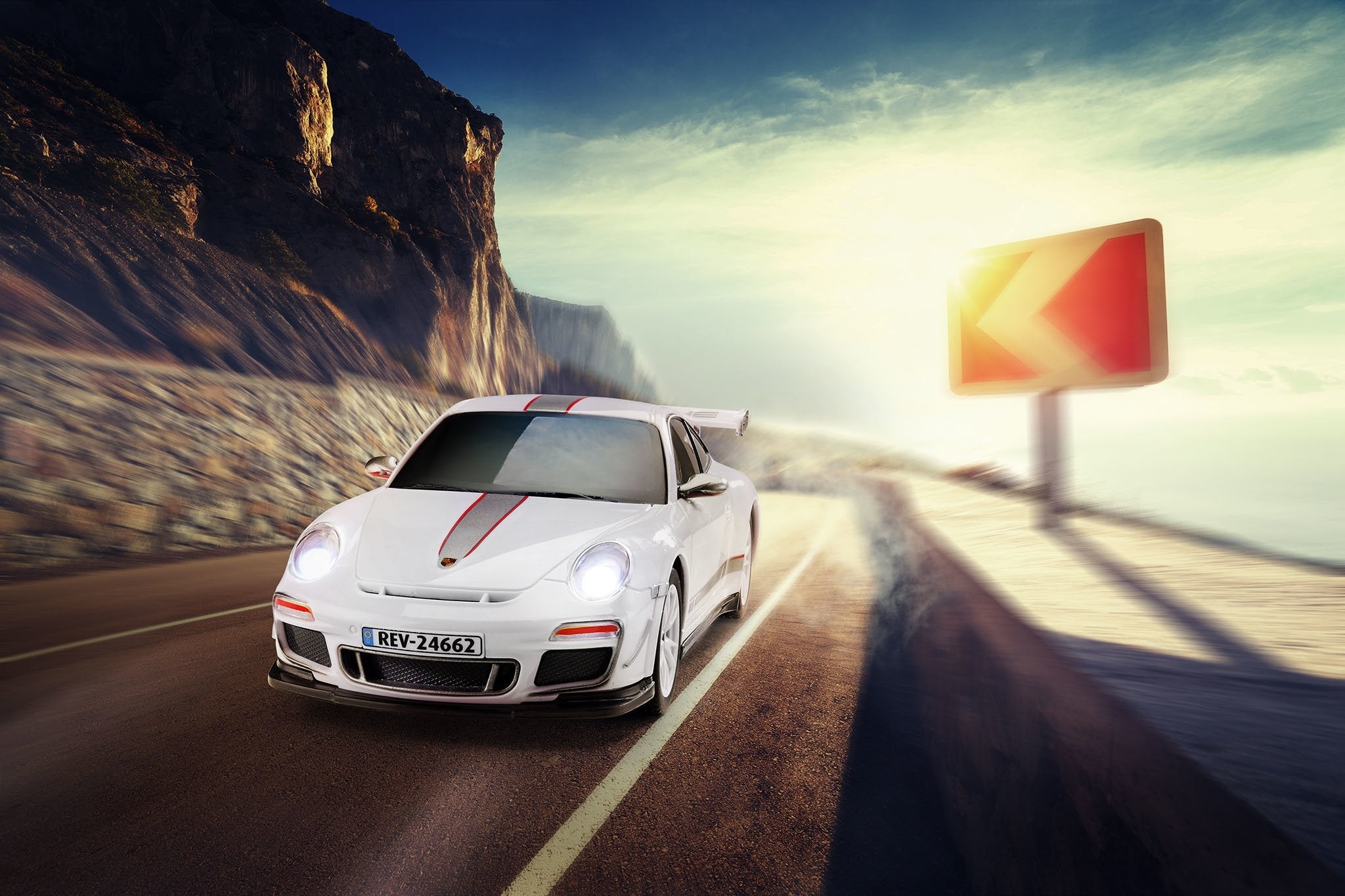 Revell Coche Rc Porsche 911 Gt3 Rs Blanco/Negro 246629090