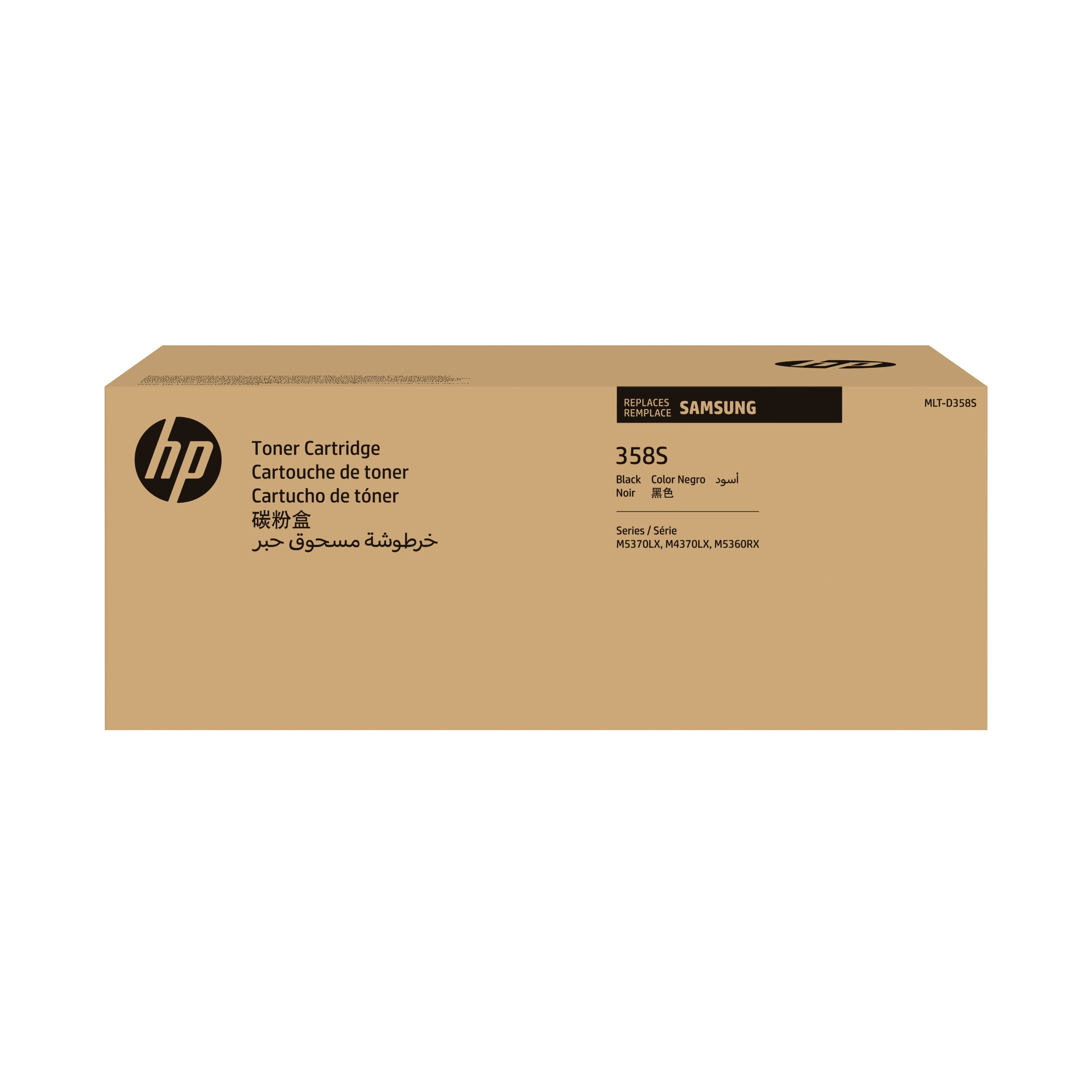 EAN 0191628484140 - Samsung MLT-D358S Black Original Toner Cartridge cartucho de tóner 1 pieza(s) imagen 1