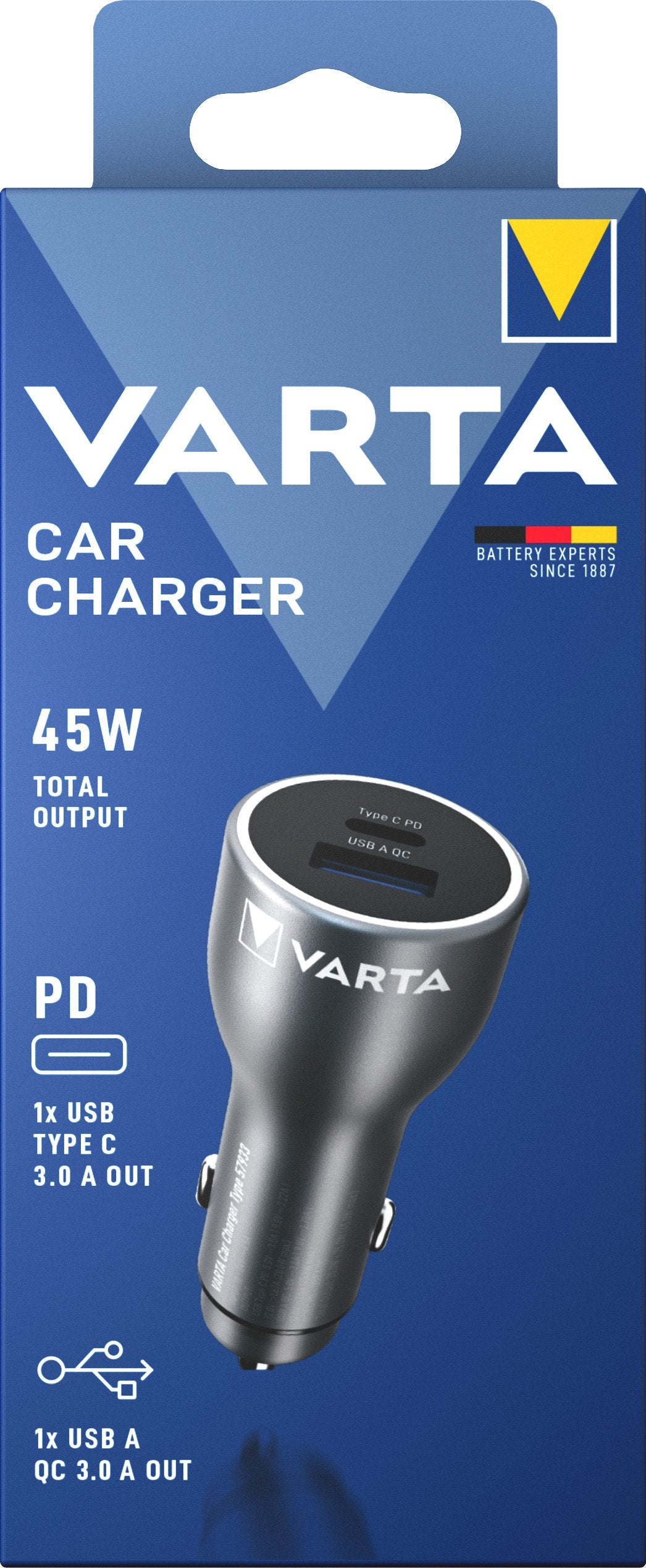 EAN 4008496077557 - Varta Car Charger Smartphone, Tableta Negro Encendedor de cigarrillos Auto imagen 4