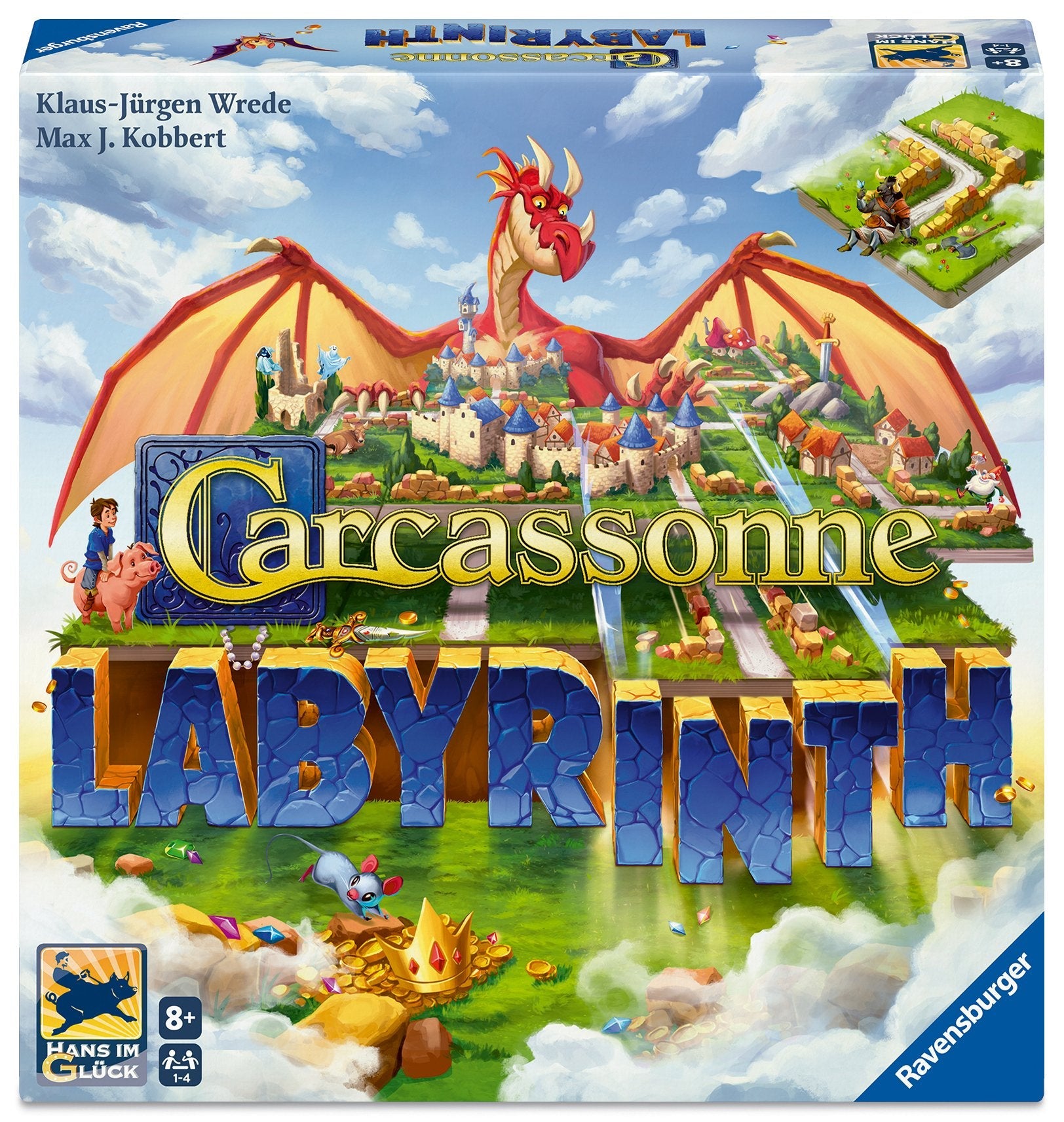 Ravensburger Carcassonne Labyrinth 25176