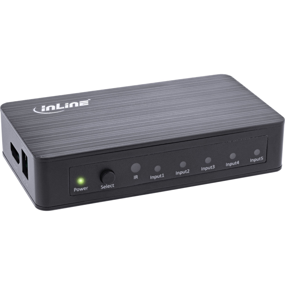 Switch Inline Hdmi, 5 Puertos, 4k2k@60hz , Hdcp 2.2