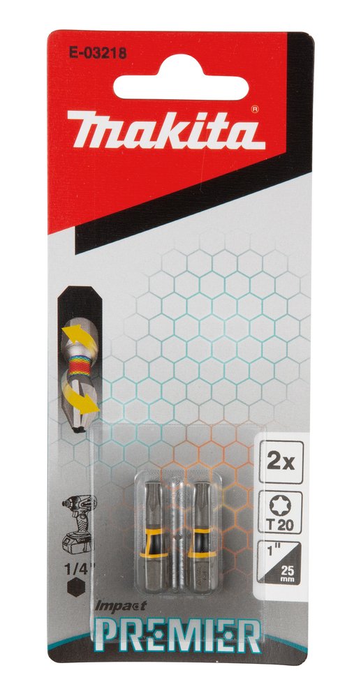 Punta De Torsión Makita T20x25 2unds.