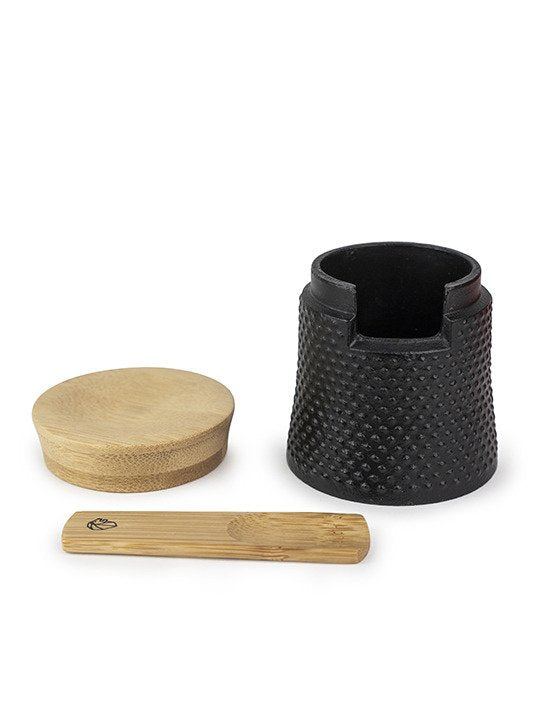 Peugeot Bali Fonte Pfeffermühle Salzstreuer+ Tray 8cm Black