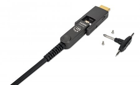 Manhattan Cable Optico Hdmi A Micro-Hdmi 4k 50m Negro
