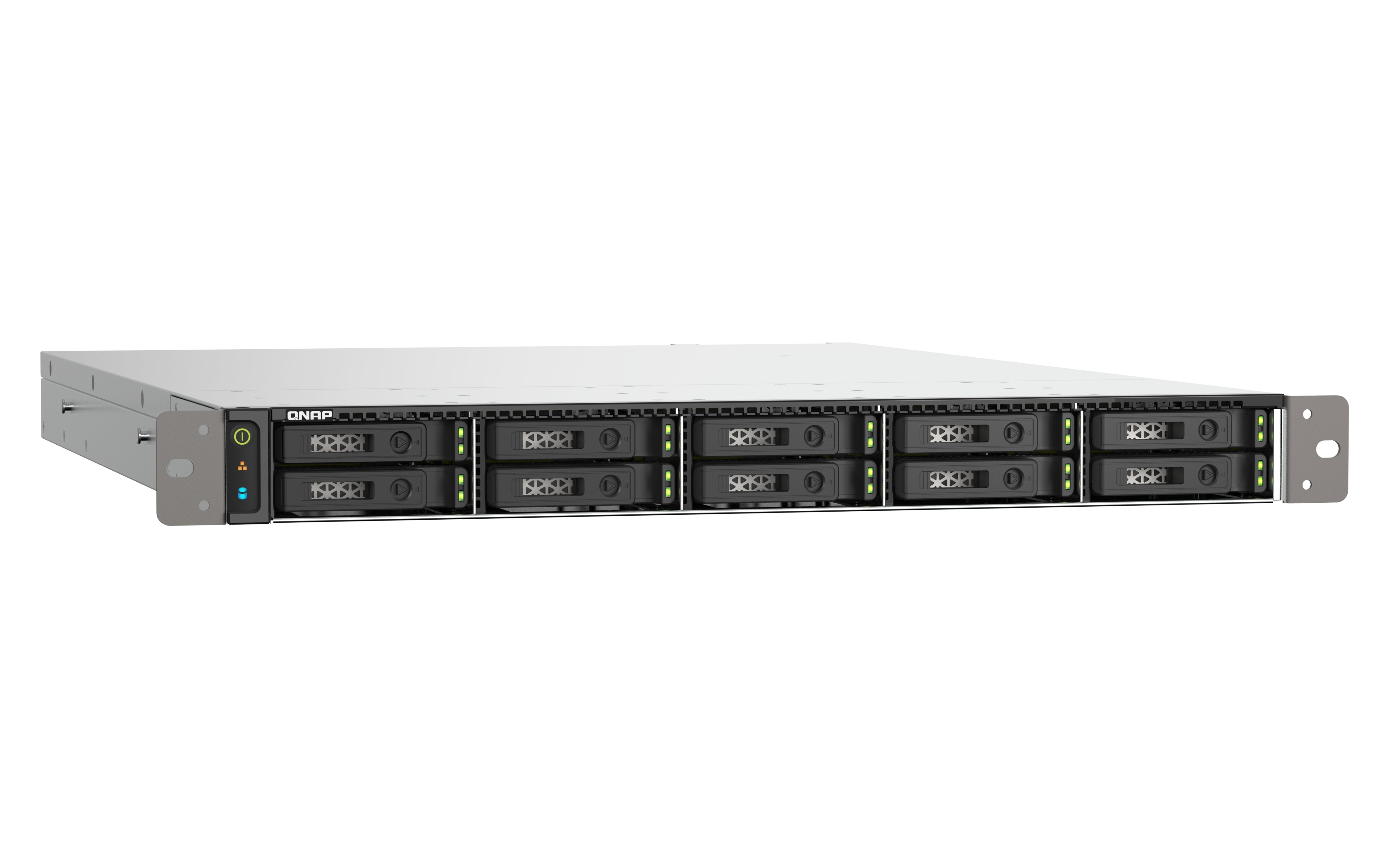 EAN 4711103082126 - QNAP TS-h1090FU NAS Bastidor (1U) EPYC 7232P 64 GB DDR4 0 TB QuTS hero Negro, Gris imagen 3