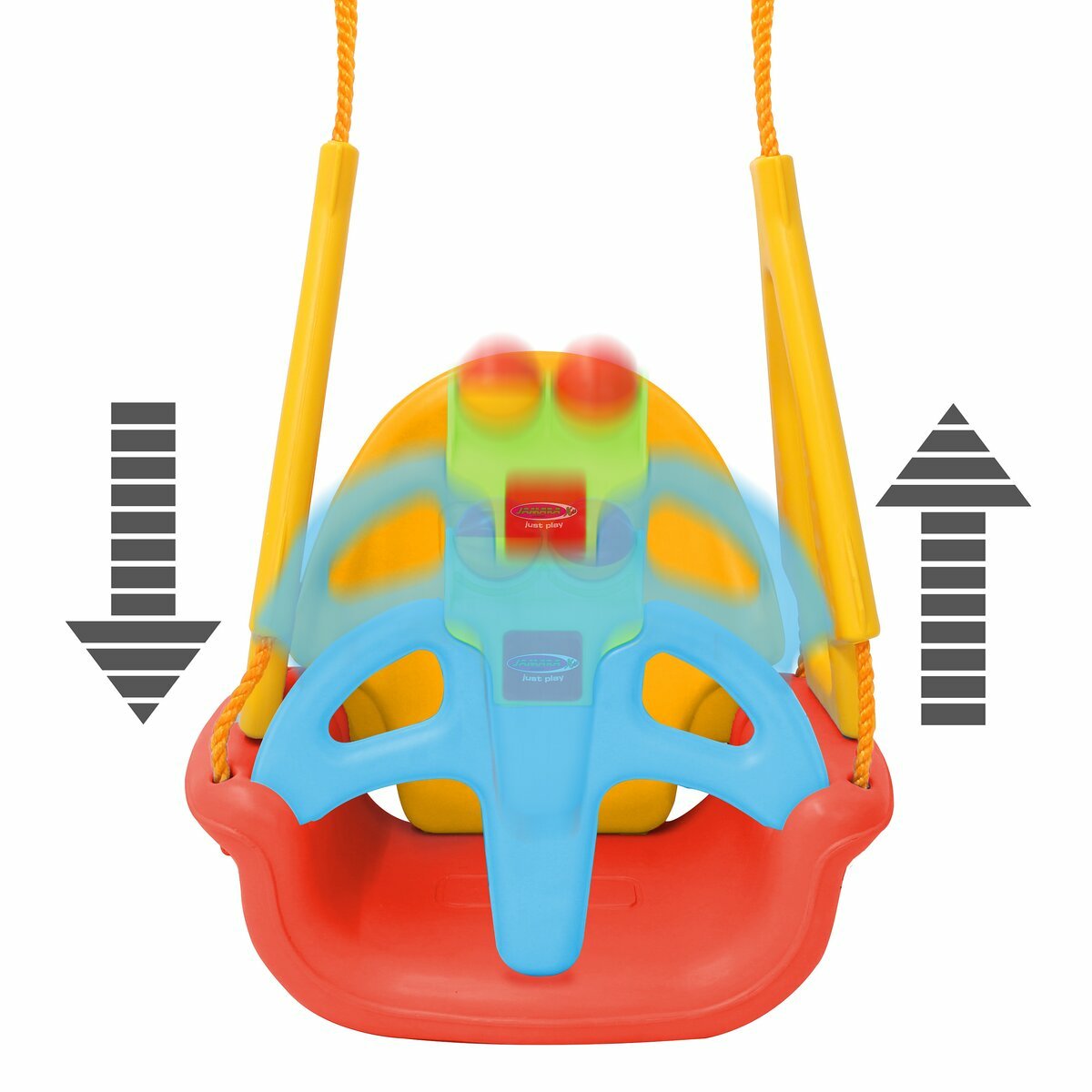 Columpio Infantil Jamara Crece Conmigo 3en1 Rojo 1+