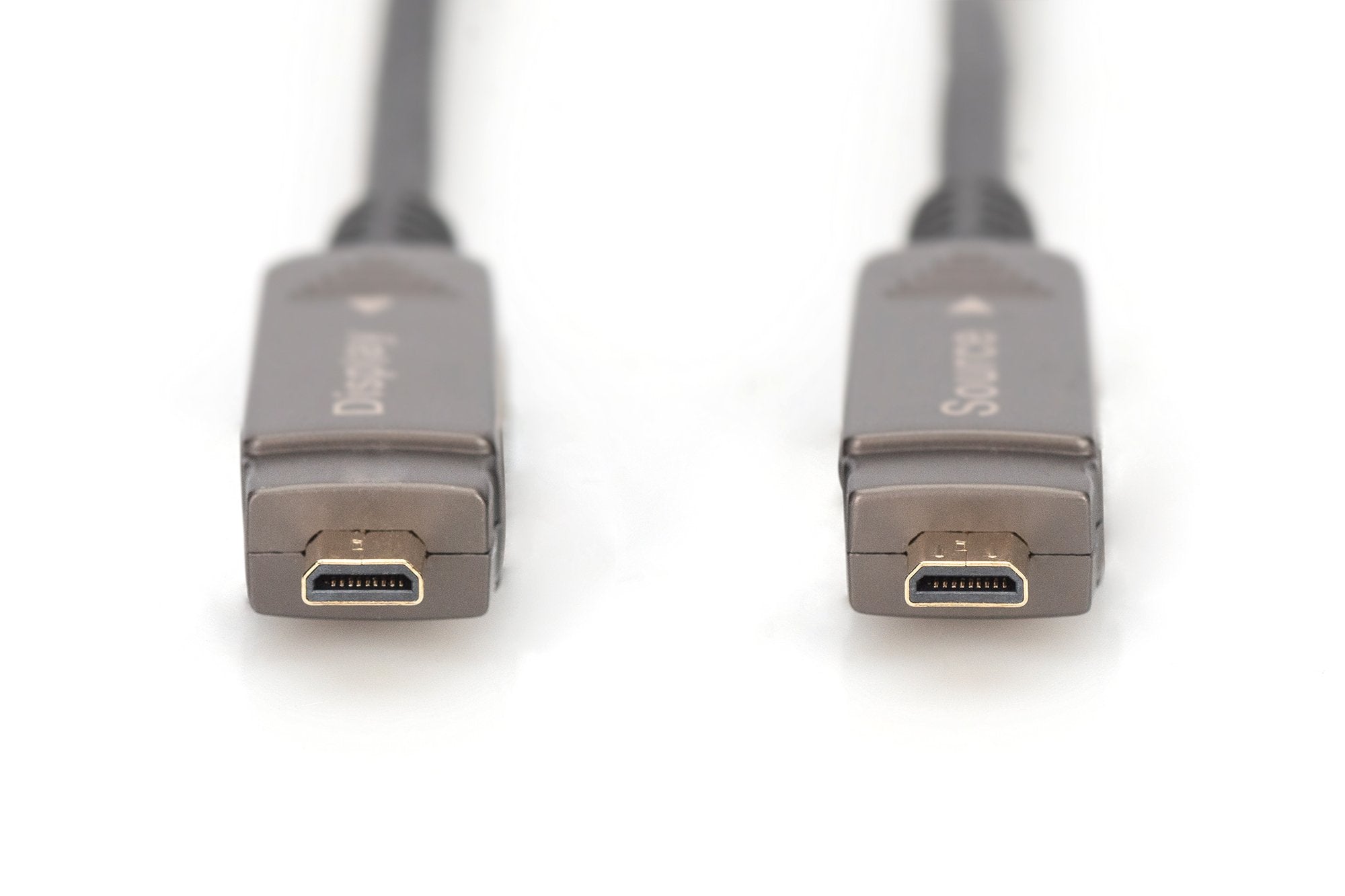 Digitus Hdmi Aoc Hybrid Cable De Fibra Óptica 4k 15m Negro