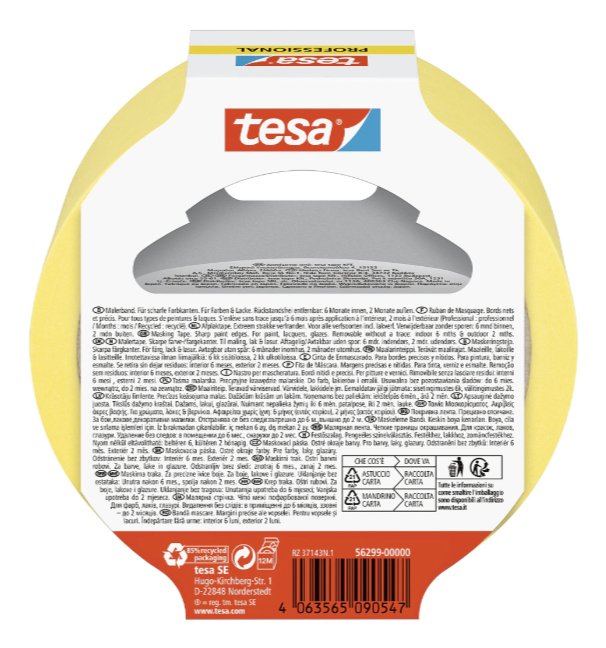 Tesa Cinta De Pintor Professional 50m X 30mm