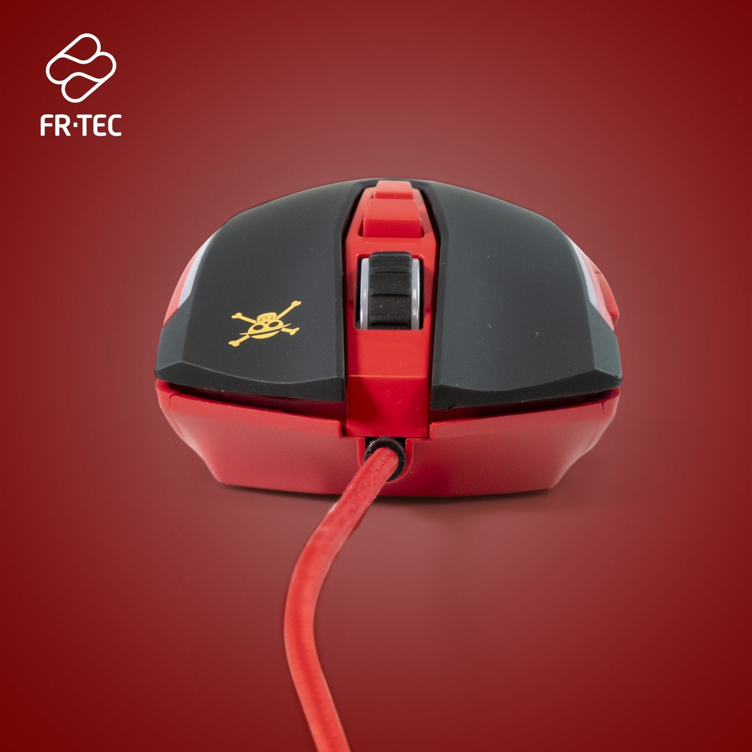 Raton One Piece Luffy Fr-Tec Perp Luz Led. 800 A 8000 Dpi