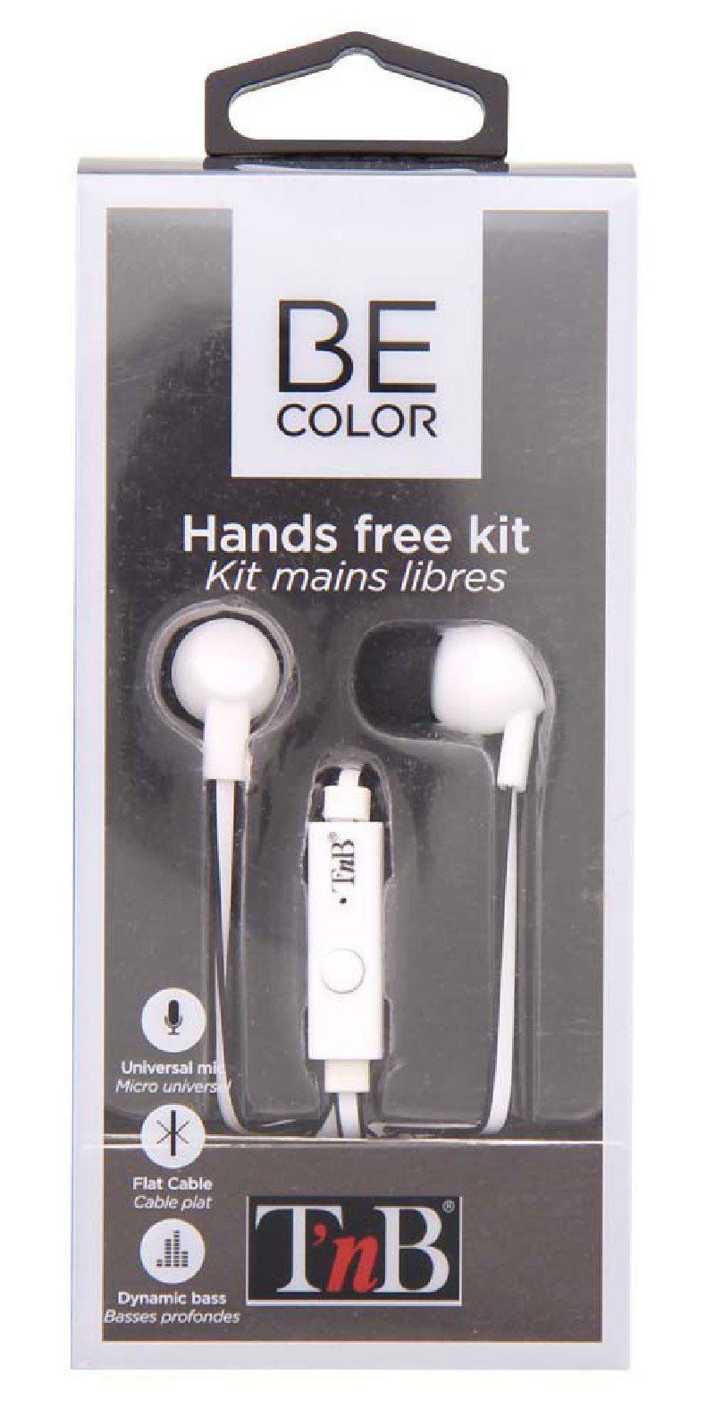 Tnb Auriculares Con Cable Be Color Jack Blanco