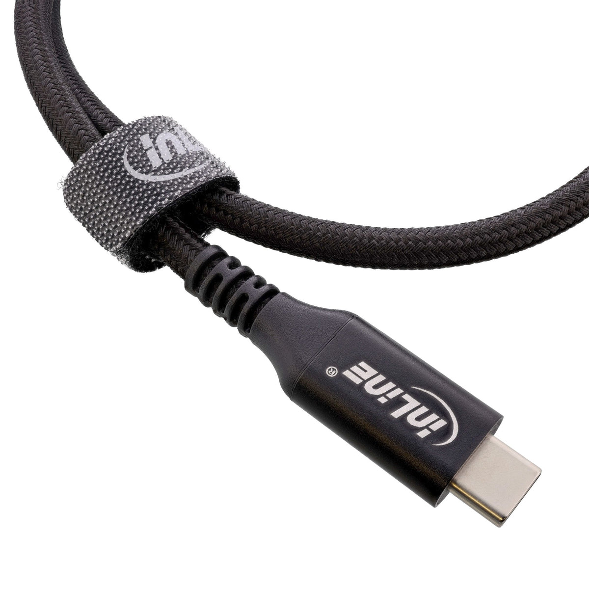 Tiras De Cable Inline Con Velcro 12x125 Mm 10 Uds. Negro