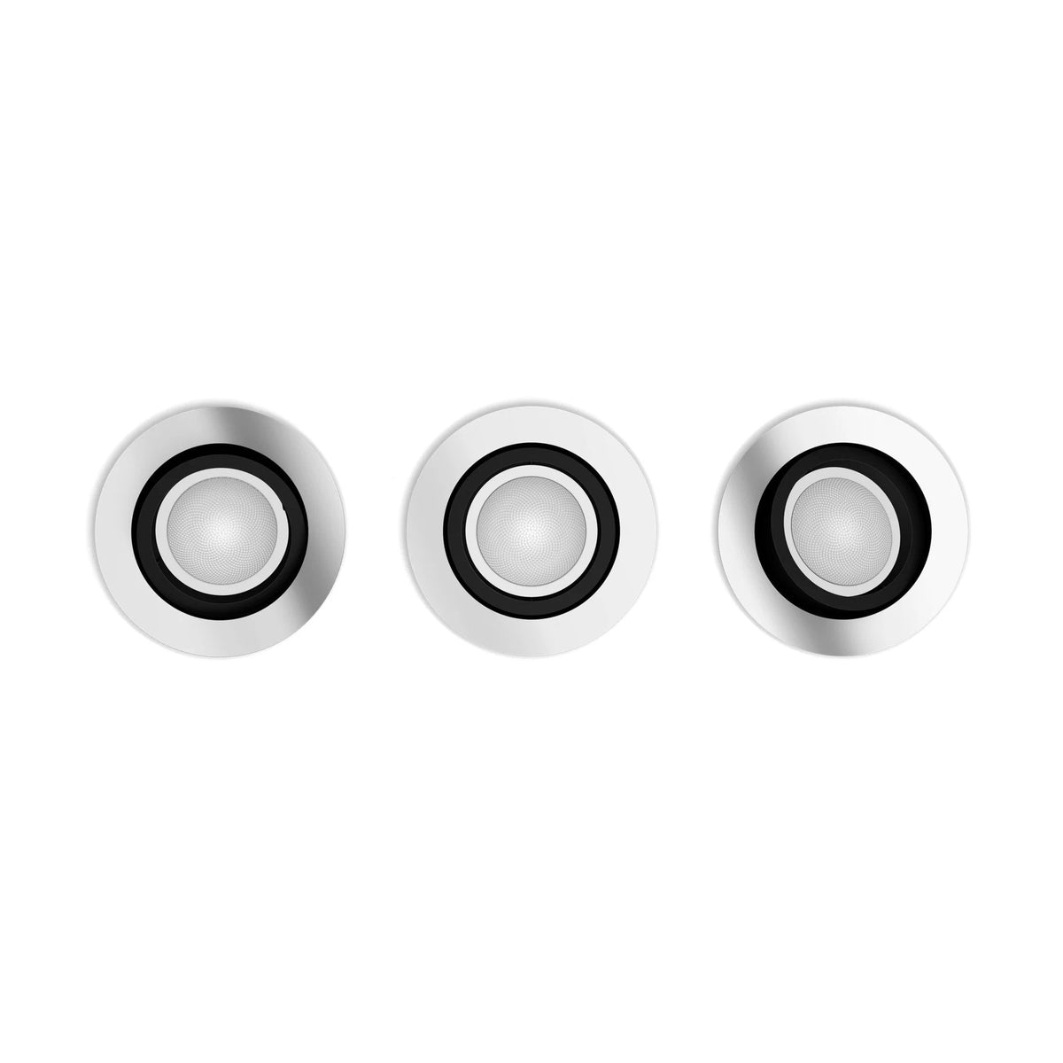 Philips Hue Blanco & Color Ambiance Centura Einbaustrahler 3 Flg. Aluminium 3x4.2w