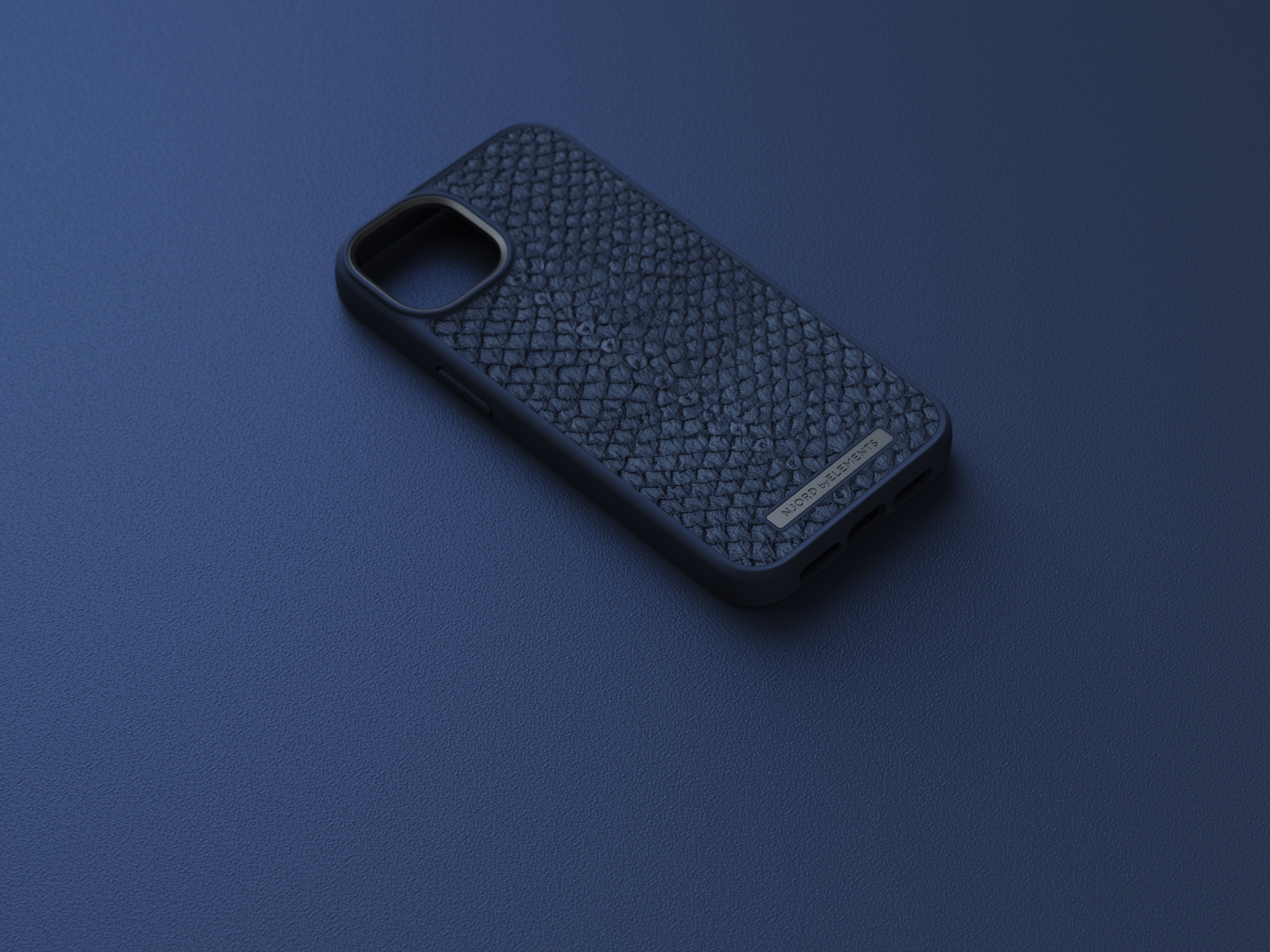 Funda De Cuero Iphone 14 (6.1) Azul