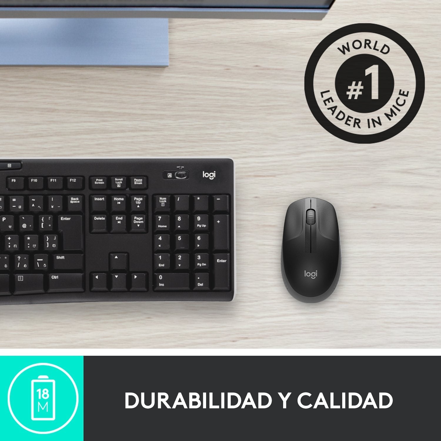 EAN 5099206091825 - Logitech 910-005905 ratón Oficina Ambidextro RF inalámbrico Óptico 1000 DPI imagen 11