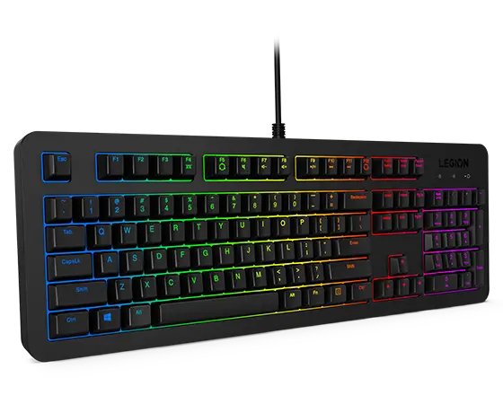 EAN 0195892084006 - Lenovo Legion K300 teclado Juego USB Español Negro imagen 4